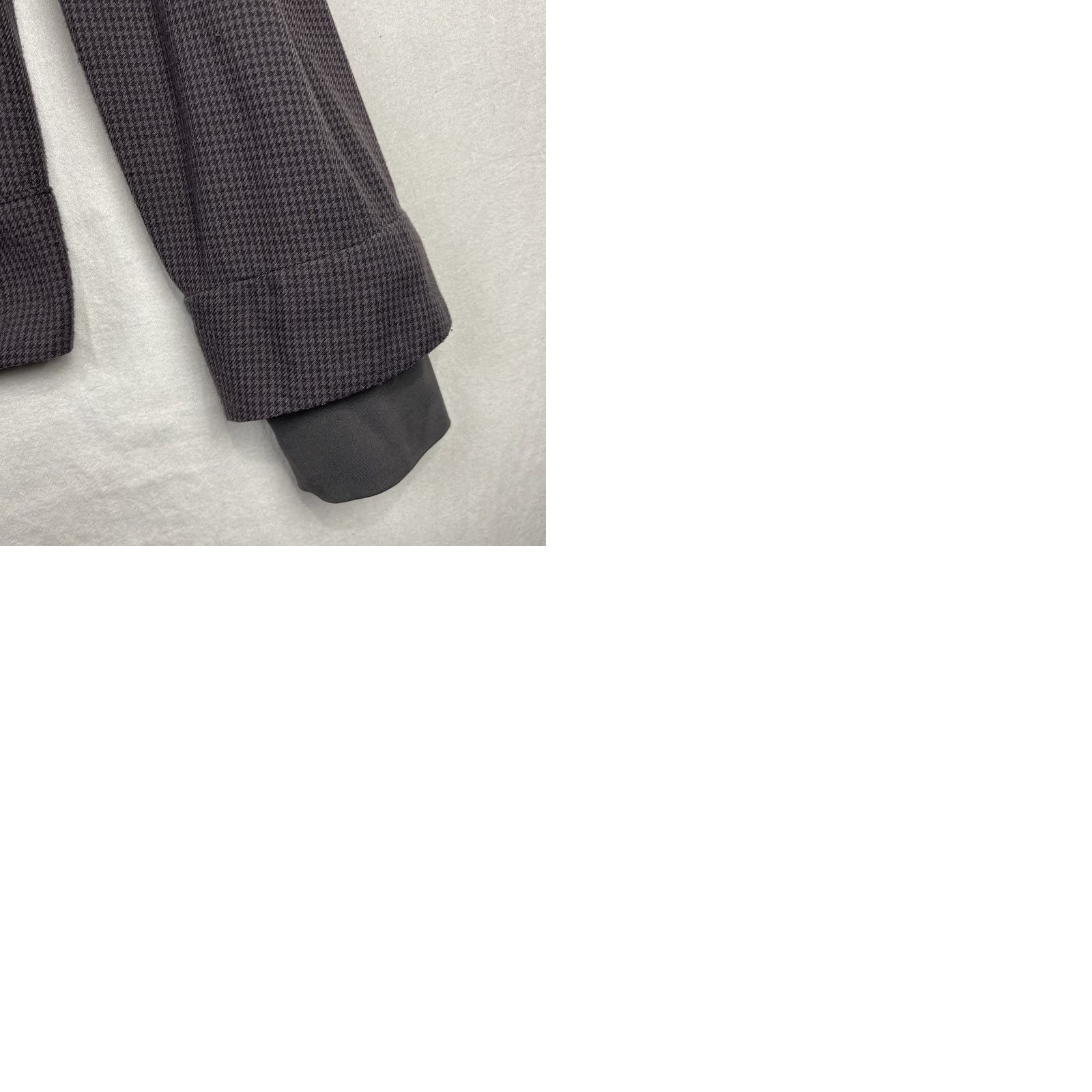 Lululemon Lululemon Jacket Mens M Black Relay Full Zip Concealed Hood Houndstooth Size US M / EU 48-50 / 2 - 10 Thumbnail