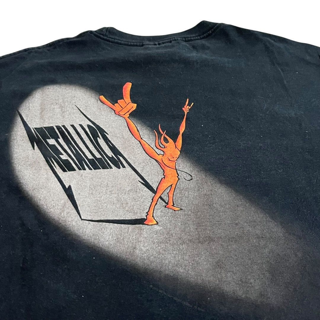 Band Tees × Metallica × Vintage VINTAGE Metallica Band T Shirt y2k Size US M / EU 48-50 / 2 - 2 Thumbnail