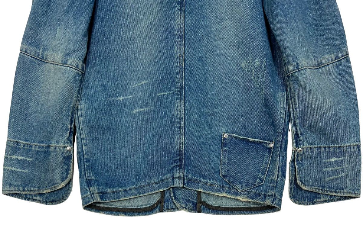 Japanese Brand Vintage Joge Martin Distressed Denim Chore Jacket Size US L / EU 52-54 / 3 - 10 Thumbnail