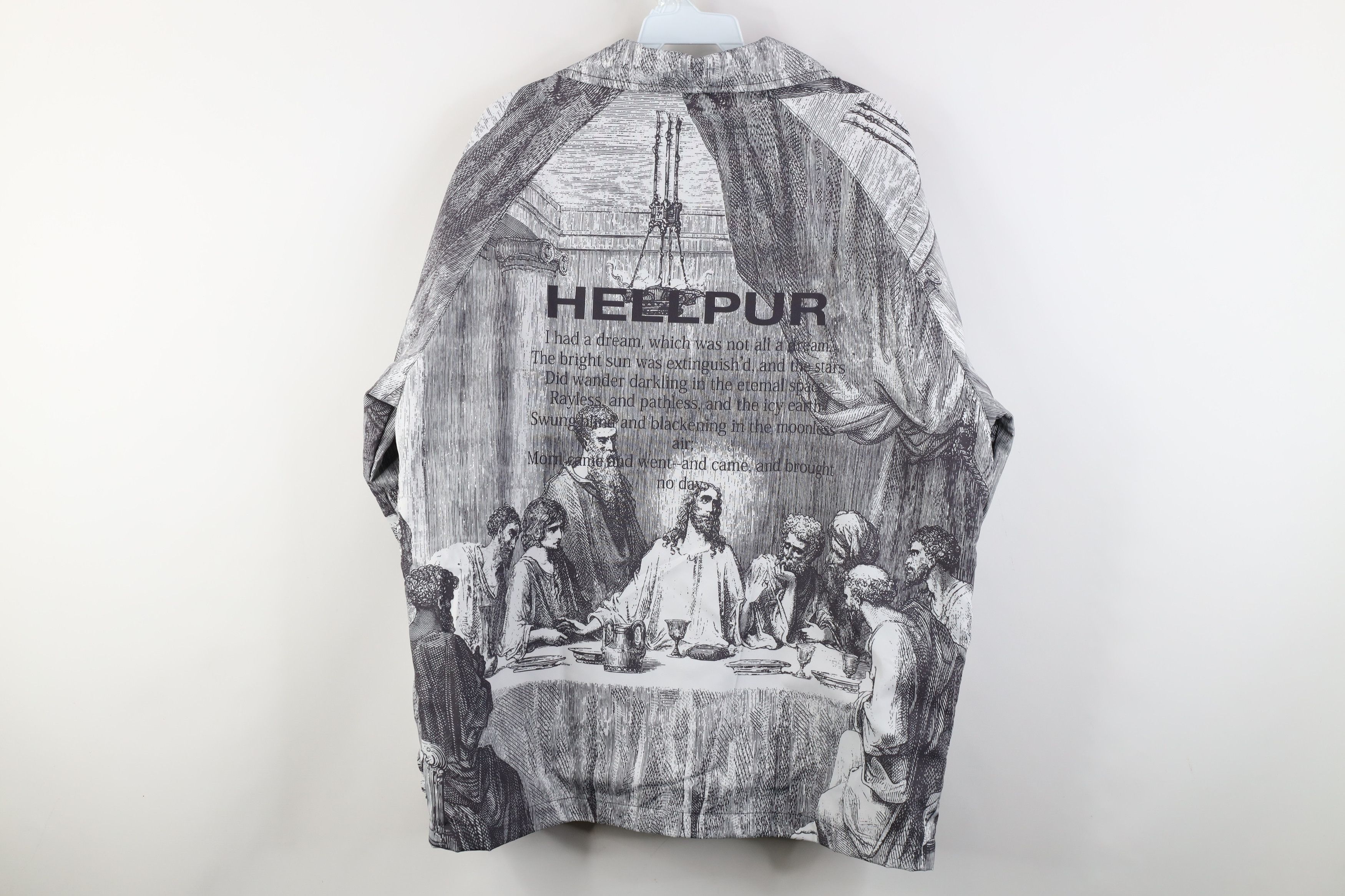 Vintage Vintage Y2K Streetwear da Vinci The Last Supper Jesus Jacket Size US L / EU 52-54 / 3 - 14 Thumbnail