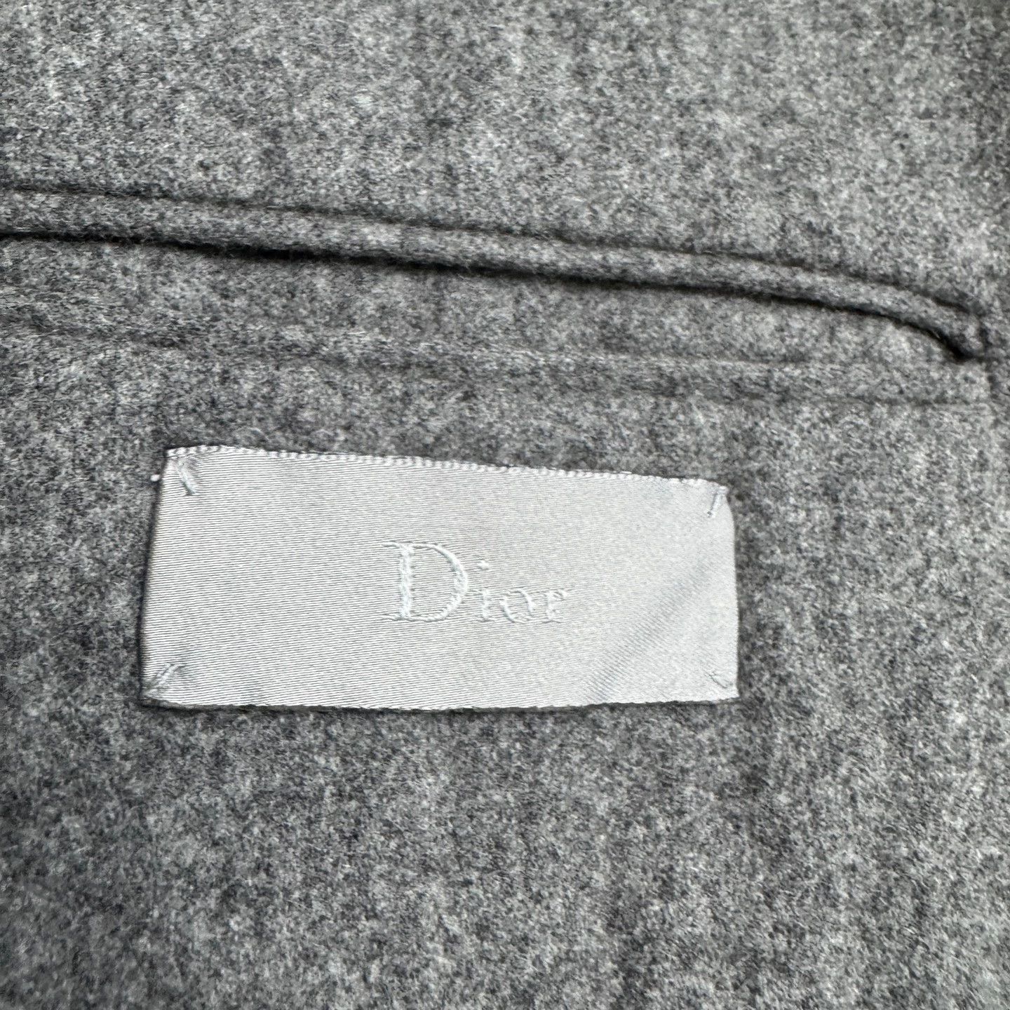Dior Dior cashmere blazer 48 95N collar yel flaw damage Size 48R - 5 Thumbnail