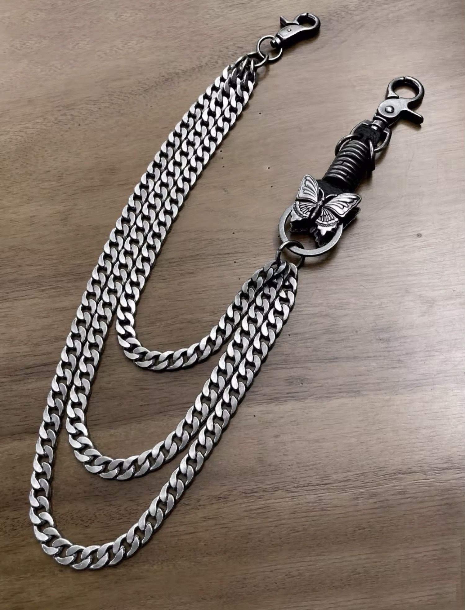 Jean × Vintage Punk Butterfly Metal Jeans Chain Accessories Size ONE SIZE - 3 Thumbnail