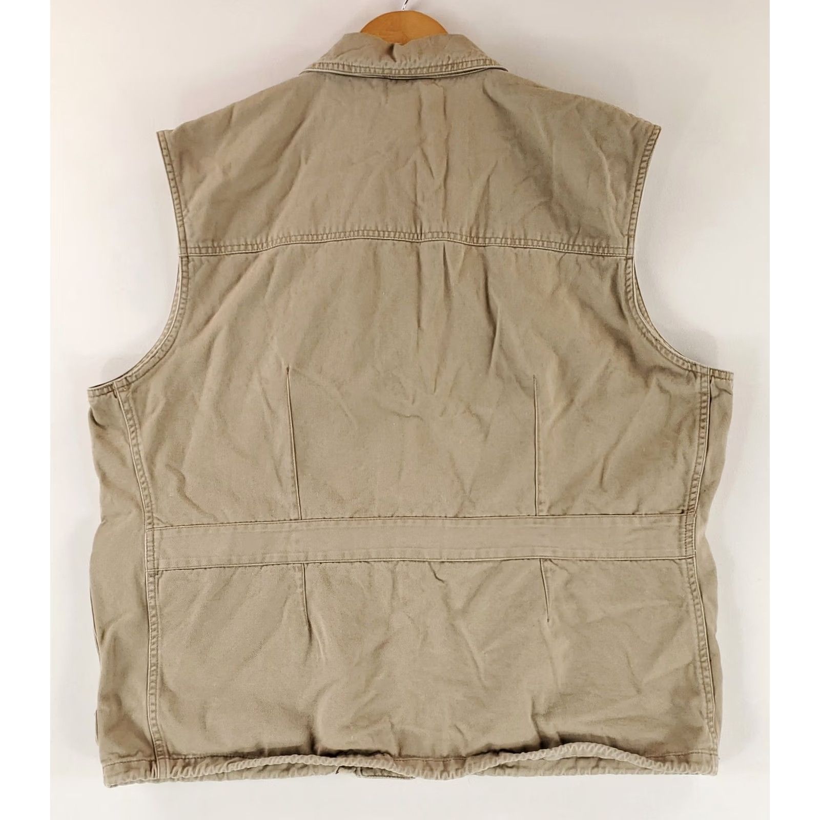 Abercrombie & Fitch Abercrombie & Fitch Vest Snap Safari Hunting Brown Tan Mens XL Vest Size US XL / EU 56 / 4 - 6 Thumbnail