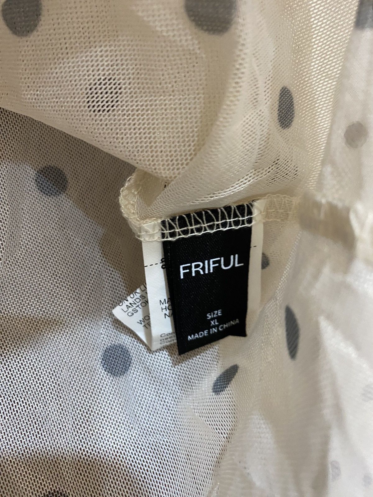 Jean Paul Gaultier Japanese friful polkadot meshtop rare jpg styled Size XL / US 12-14 / IT 48-50 - 6 Thumbnail