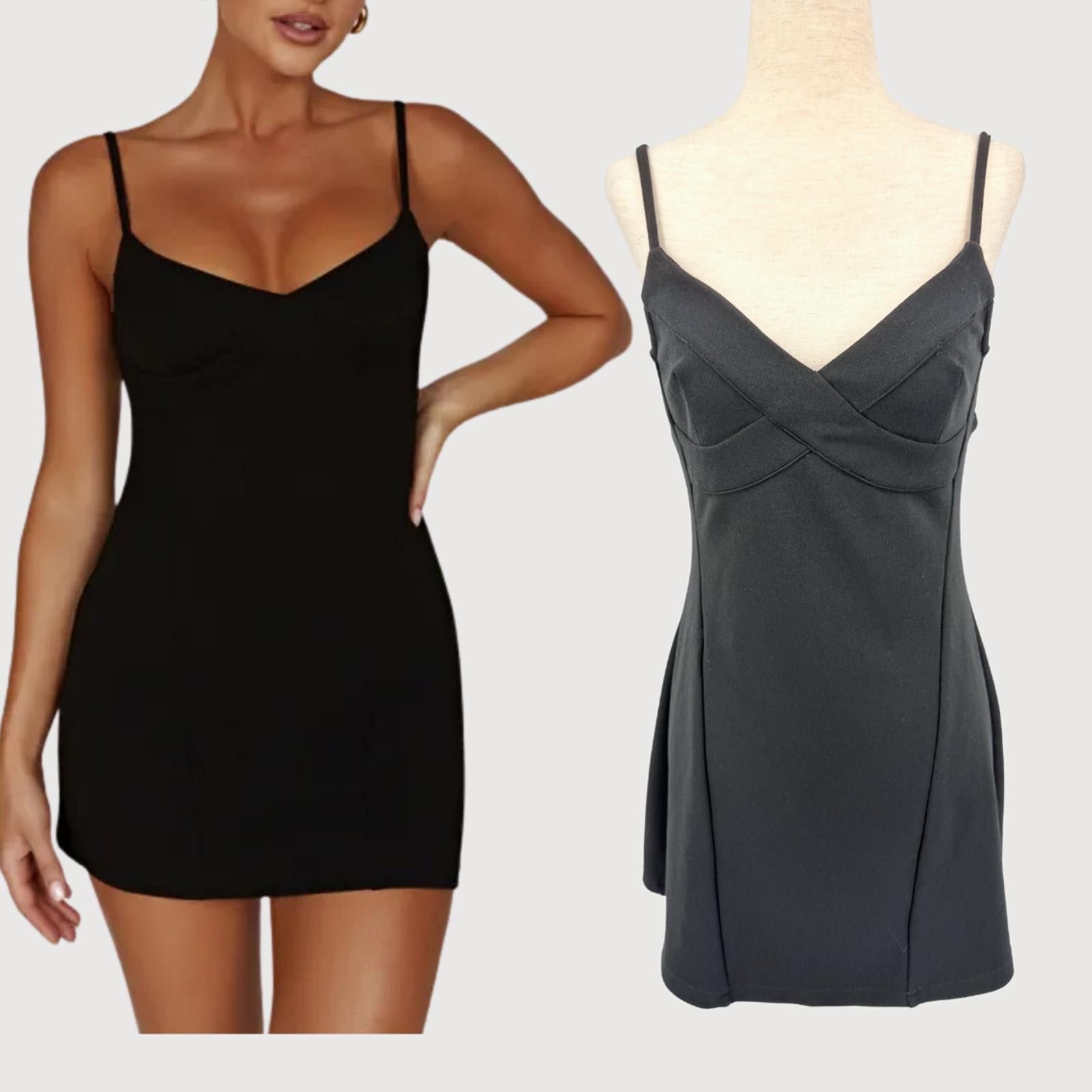 Other Meshki Thalia Mini Dress Black Bodycon Strappy M Size M / US 6-8 / IT 42-44 - 1 Thumbnail