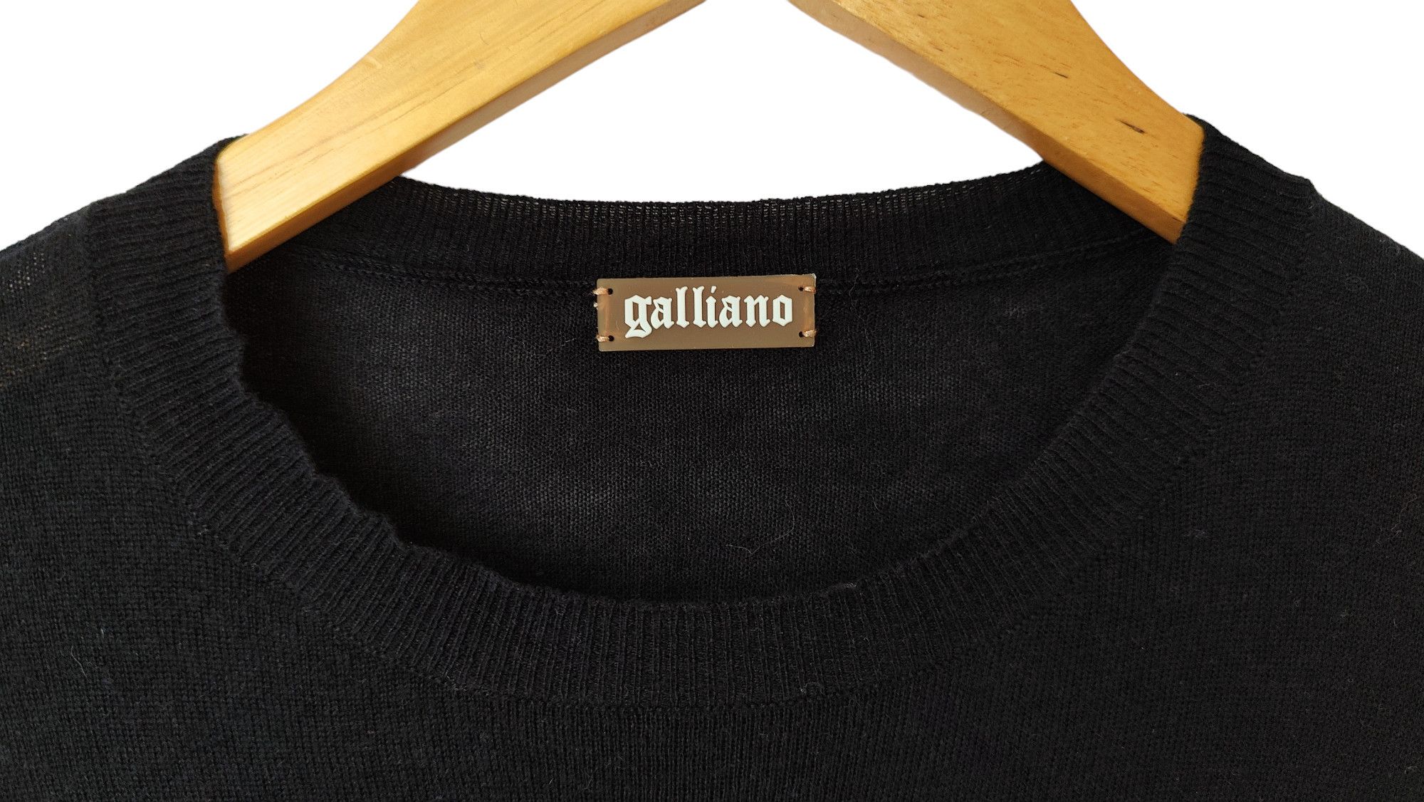 Archival Clothing John Galliano Archival 2011 Black Wool Knitted Sweater Size US S / EU 44-46 / 1 - 2 Preview