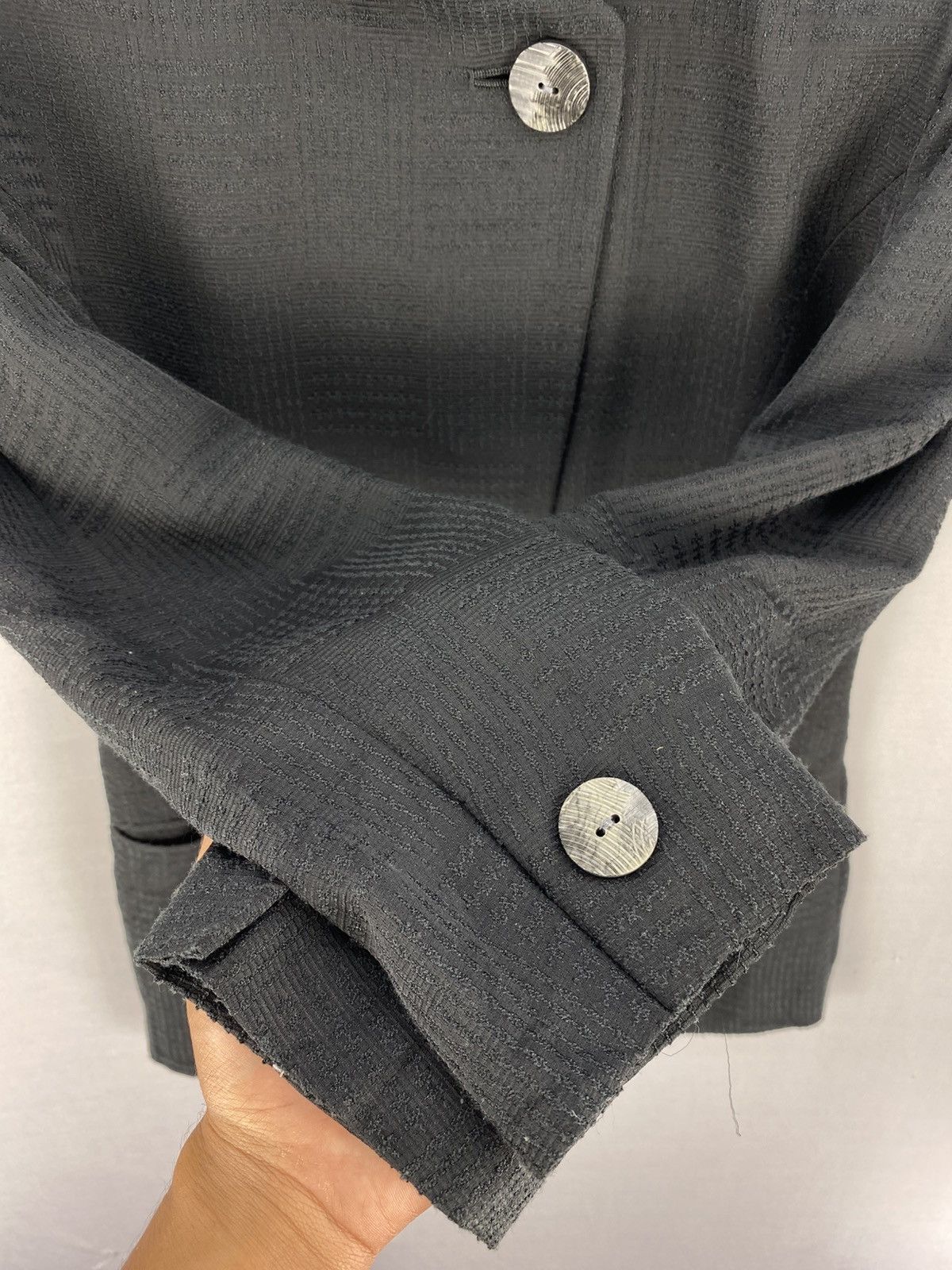 Japanese Brand Vintage Y2K Pat Hogue Padded Shoulder Coat Jacket Size S / US 4 / IT 40 - 11 Thumbnail