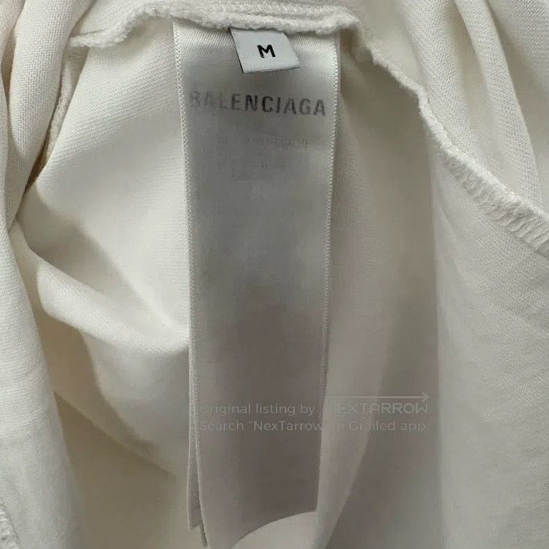 Balenciaga Balenciaga Logo Embroidered Crew Neck Short Sleeve T-Shirt Size US M / EU 48-50 / 2 - 4 Thumbnail