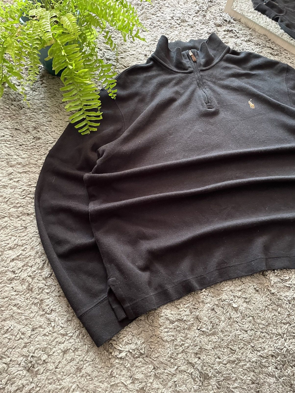 Polo Ralph Lauren × Vintage Polo Ralph Lauren 1/3 Zip Sweatshirt Streetwear Vintage Logo Size US L / EU 52-54 / 3 - 5 Thumbnail