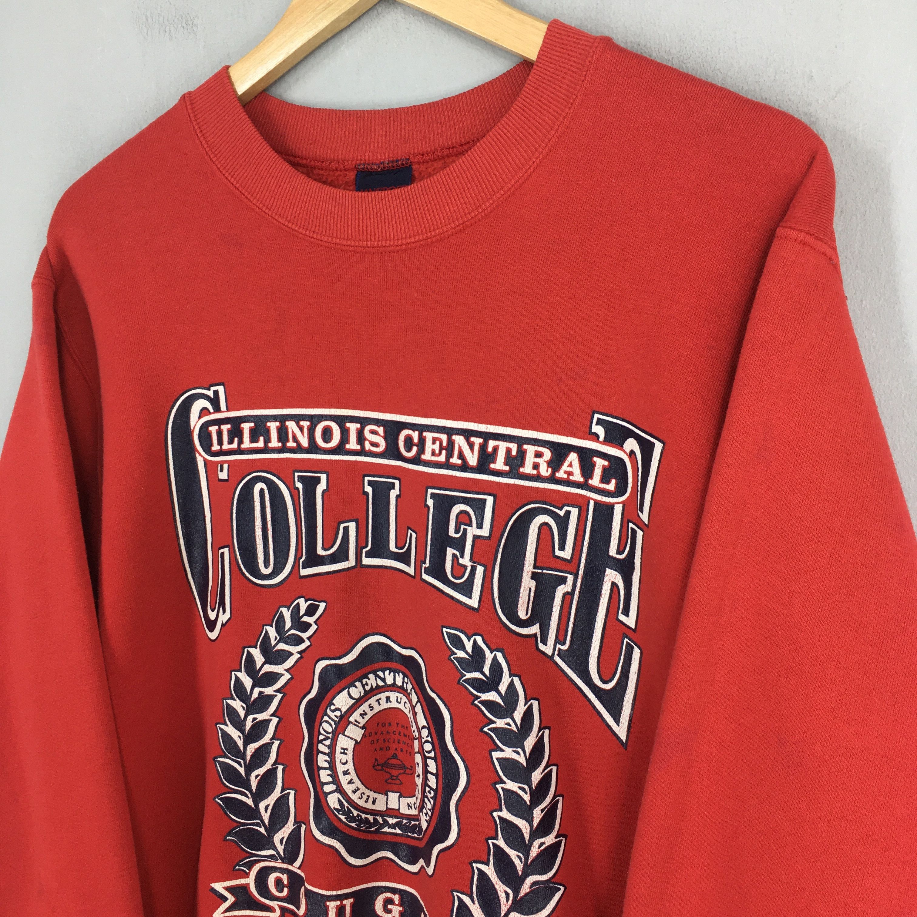 Vintage Vintage Illinois Central College Sweatshirt Small Size US S / EU 44-46 / 1 - 3 Thumbnail
