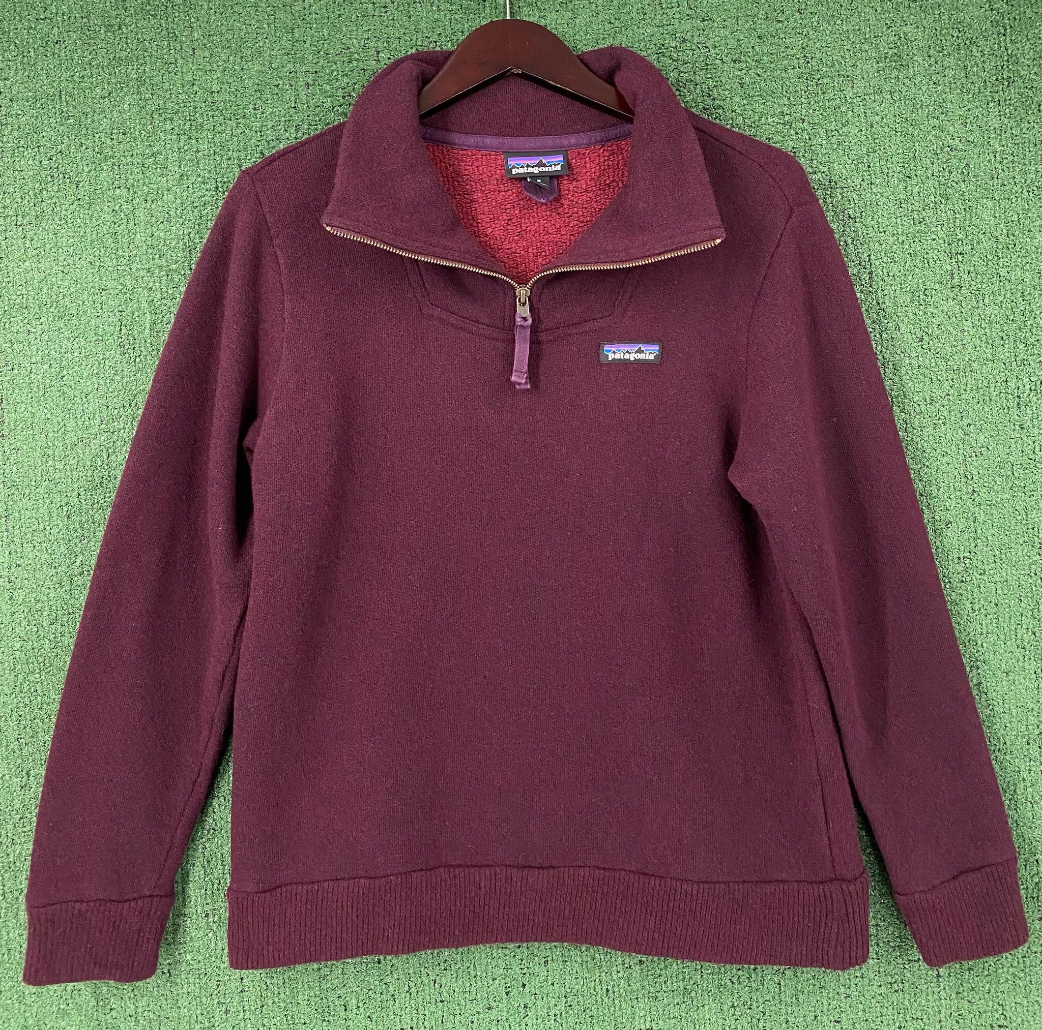 Patagonia Patagonia Woolie Fleece 1/4 Zip Wool Blend Sweater Medium Size M / US 6-8 / IT 42-44 - 1 Thumbnail