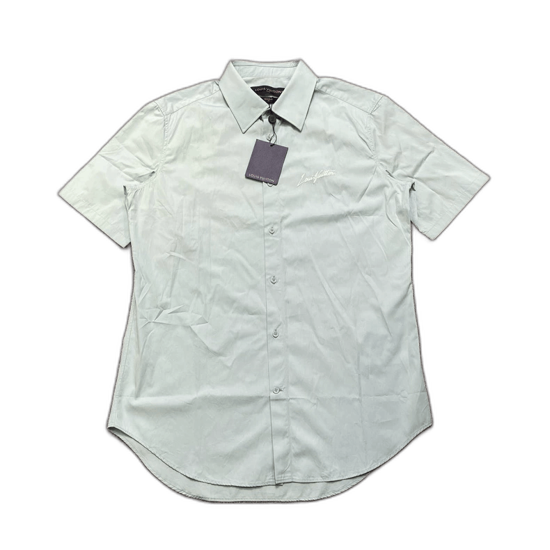 Louis Vuitton louis vuitton mint green short sleeve shirt Size US L / EU 52-54 / 3 - 1 Thumbnail