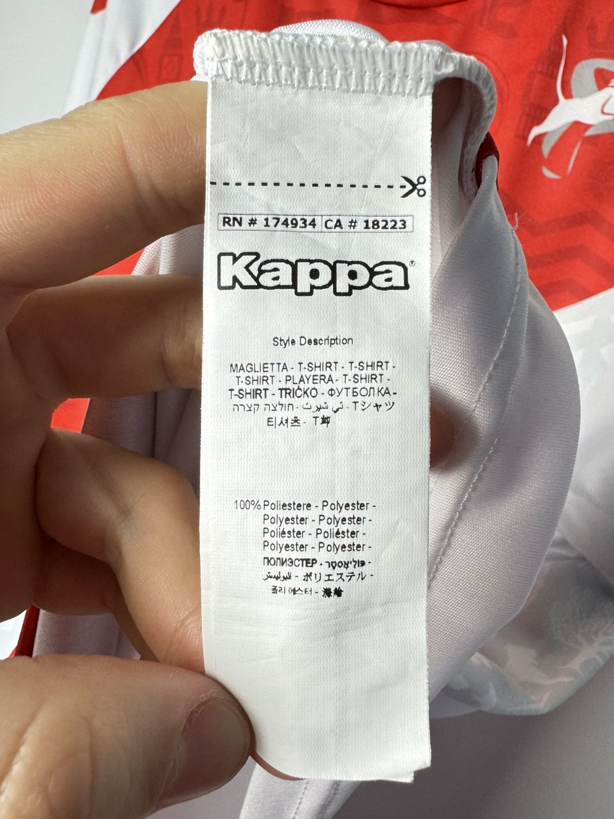 Kappa England Rugby League World Cup 2021 Shirt Jersey Kappa Size US XXL / EU 58 / 5 - 9 Thumbnail