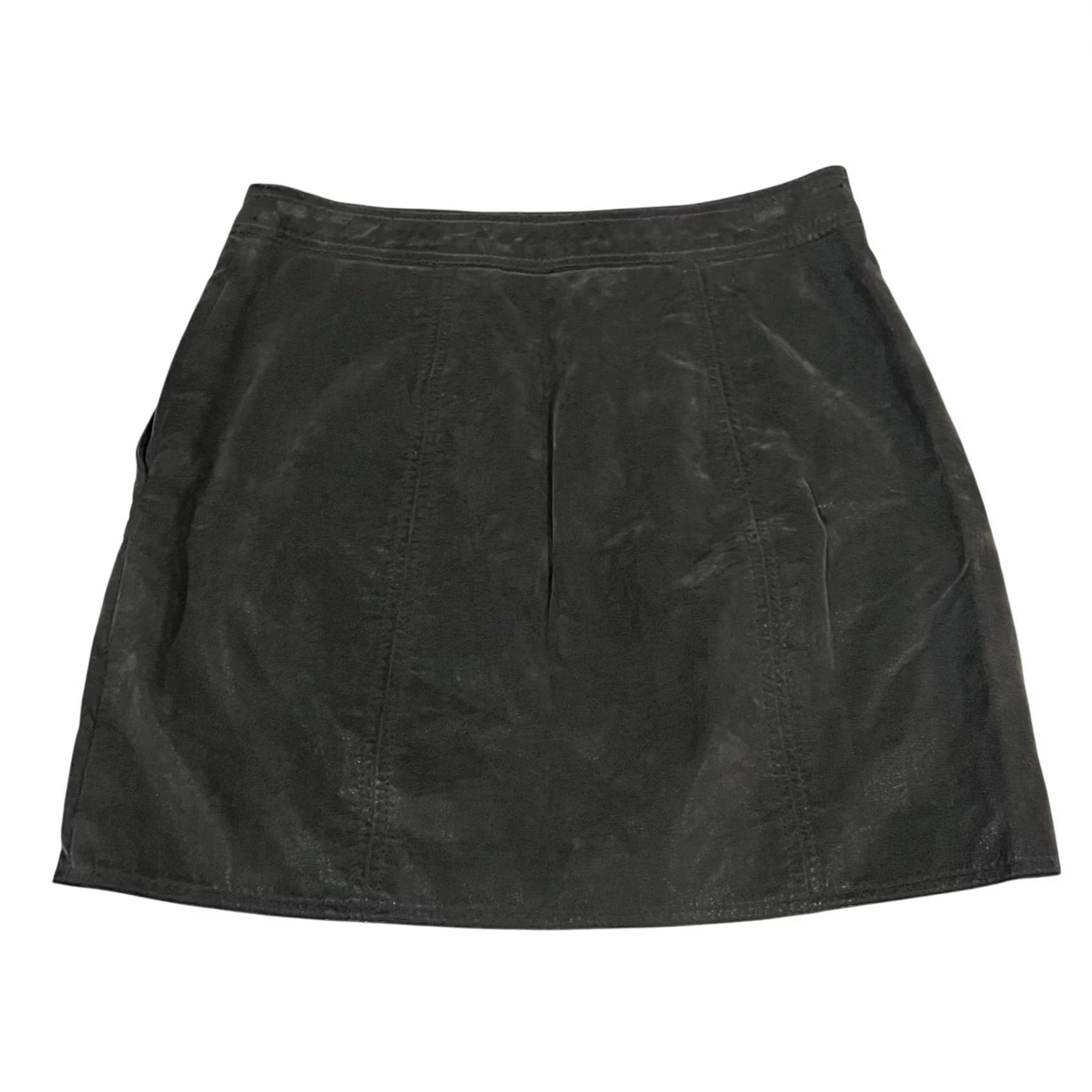 Free People Free People Mini Skirt Faux Leather Get Into The Groove Gray Women’s 0 XS? Size 25" / US 0 / IT 36 - 6 Thumbnail