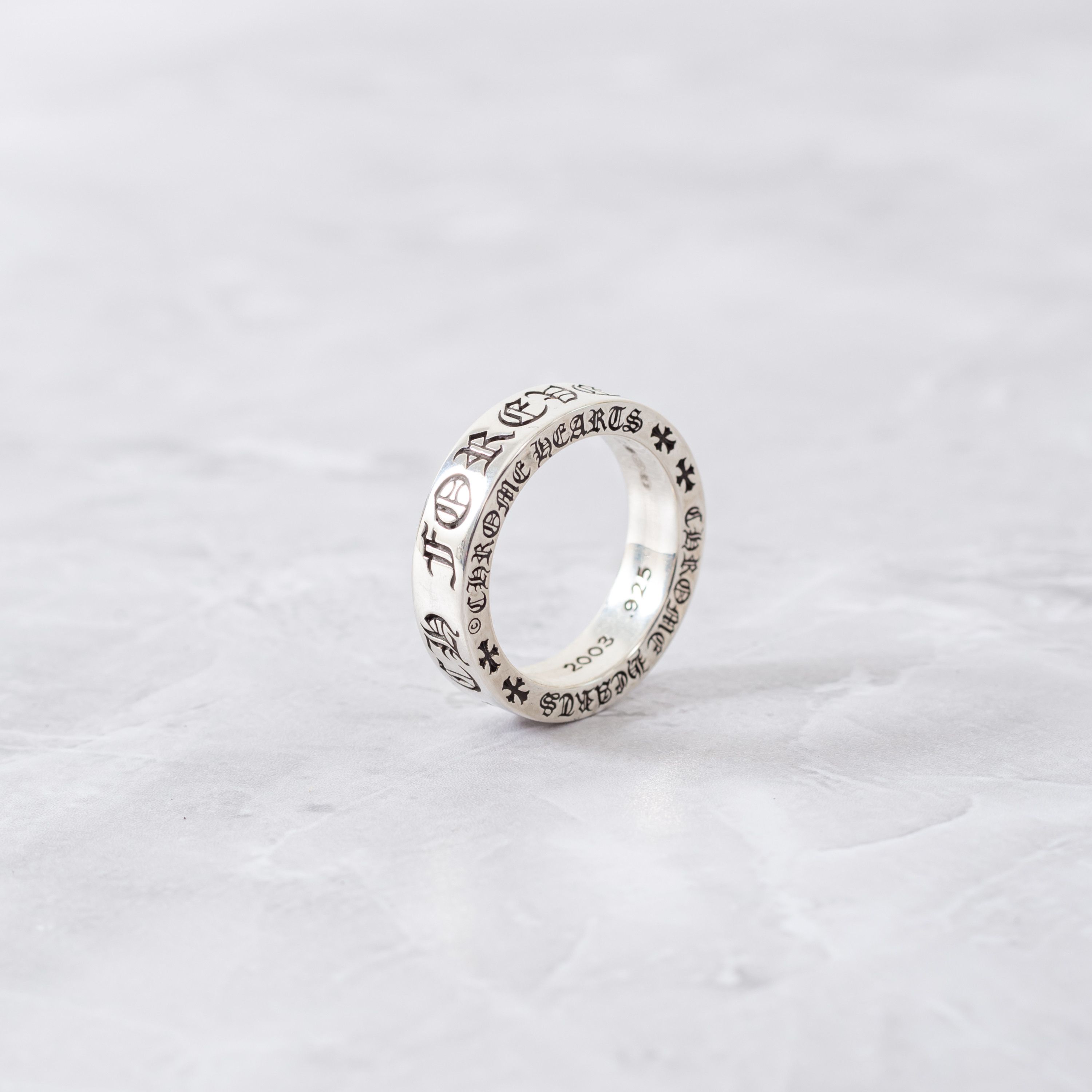 Chrome Hearts CHROME HEARTS Spacer 6MM Ring SILVER Size ONE SIZE - 1 Thumbnail