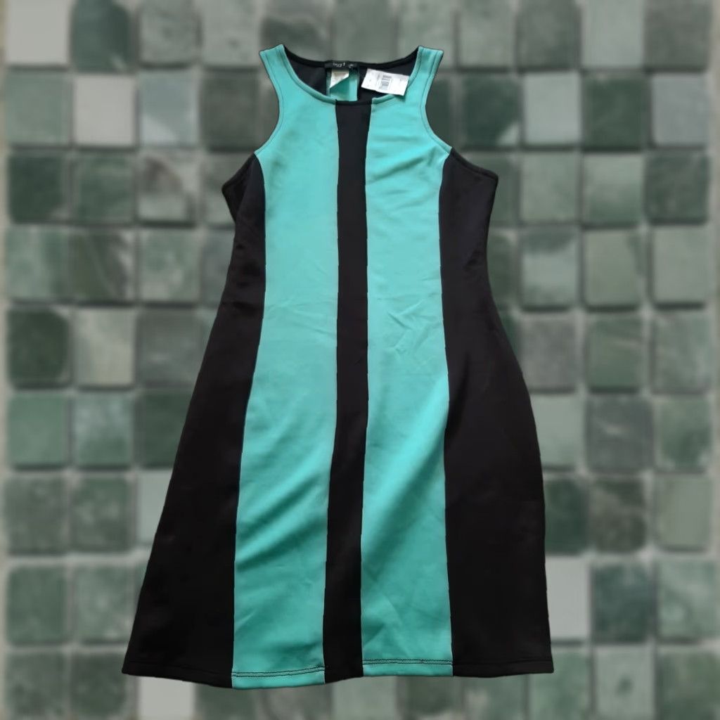J. Jill Love J Womens Dress Blue Knee Length M New Striped Sleeveless Linen Button Collared Neckline Machine Washable Spring Summer Size M / US 6-8 / IT 42-44 - 1 Thumbnail