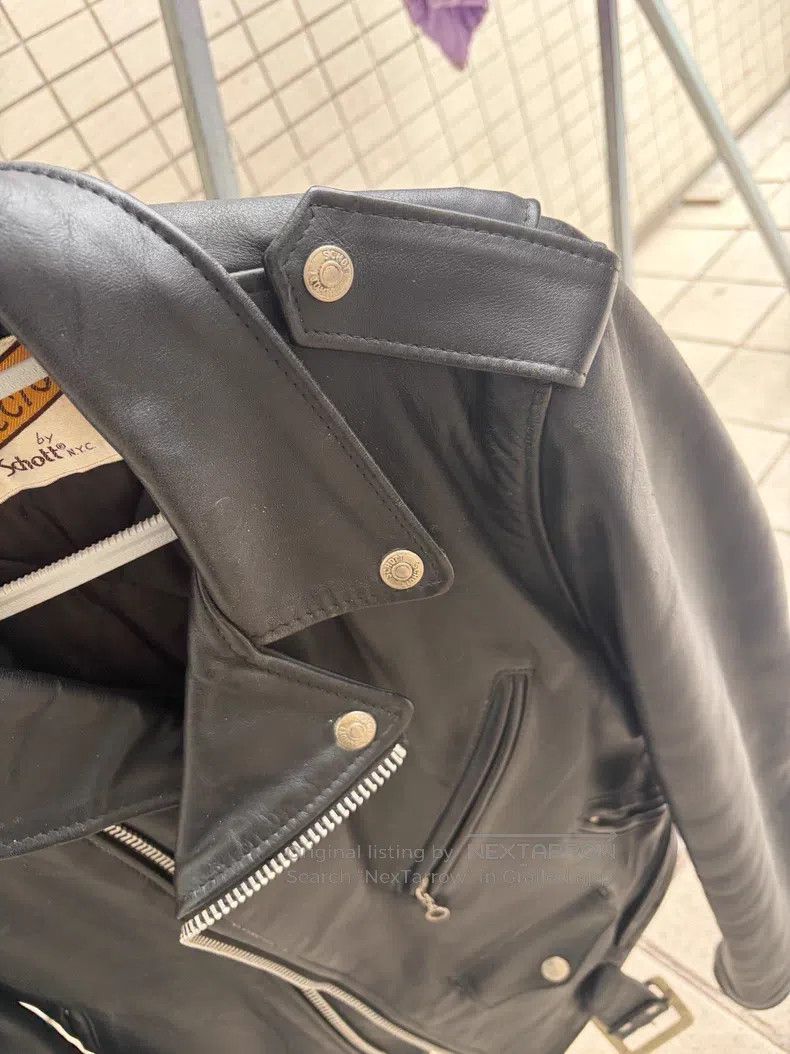 Schott Schott Padded leather jacket Size US XXS / EU 40 - 7 Thumbnail