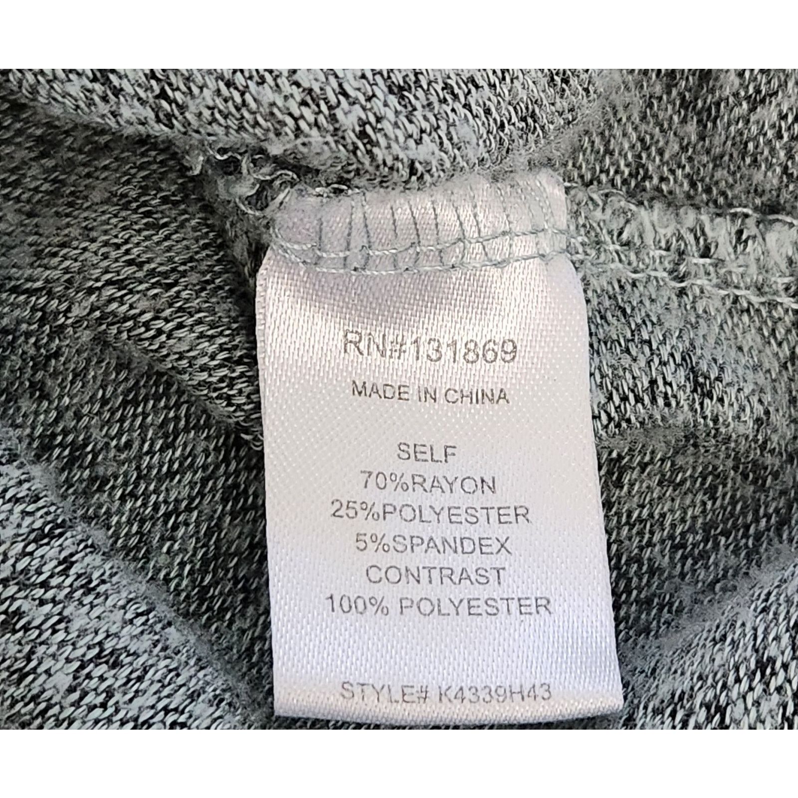 Other Inspired Hearts Green Gray Cowl Neck Pull Over Sweater Large Size L / US 10 / IT 46 - 6 Thumbnail