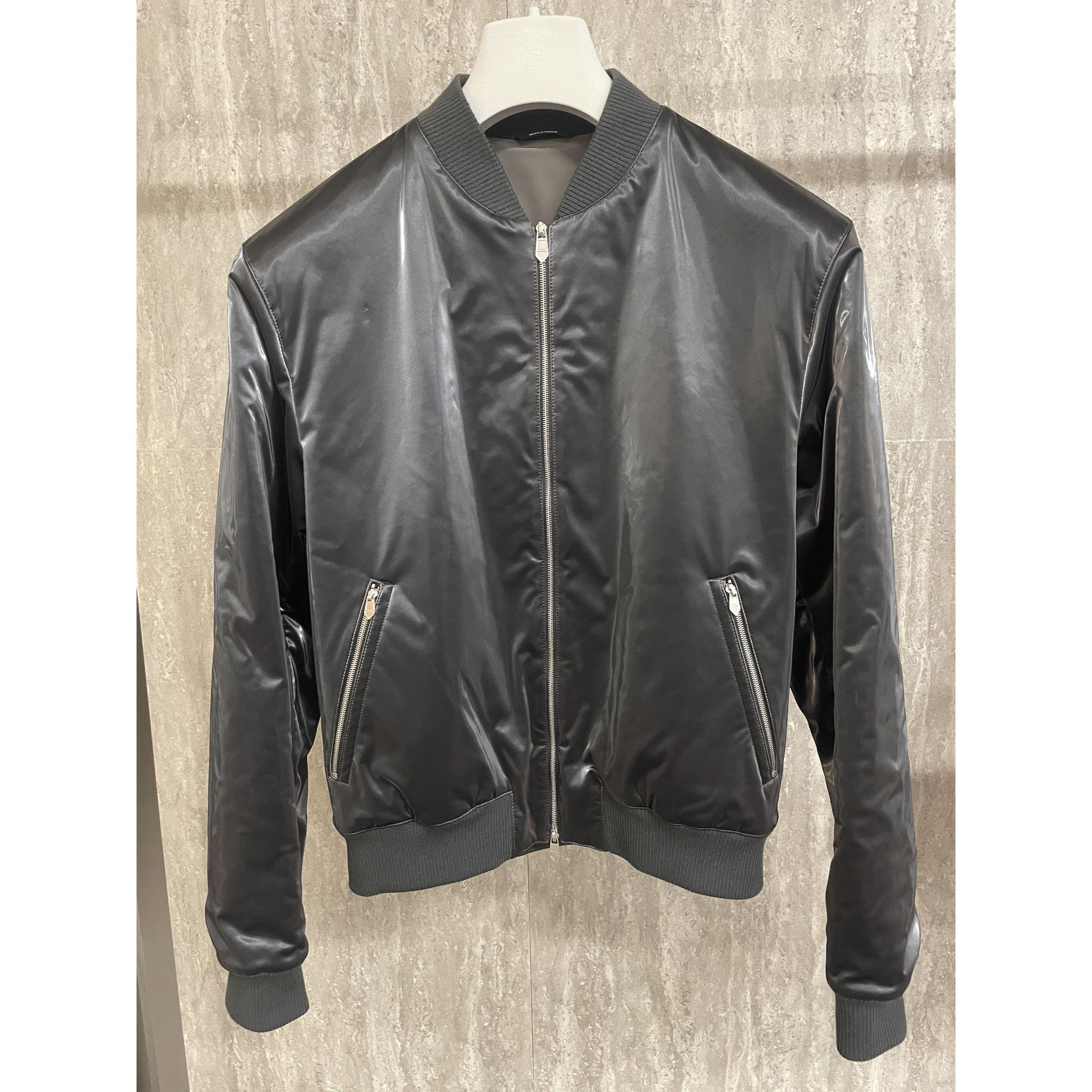 Hermes Leather Bomber Jacket Hermes Jacket Mens Hermes Mens Black