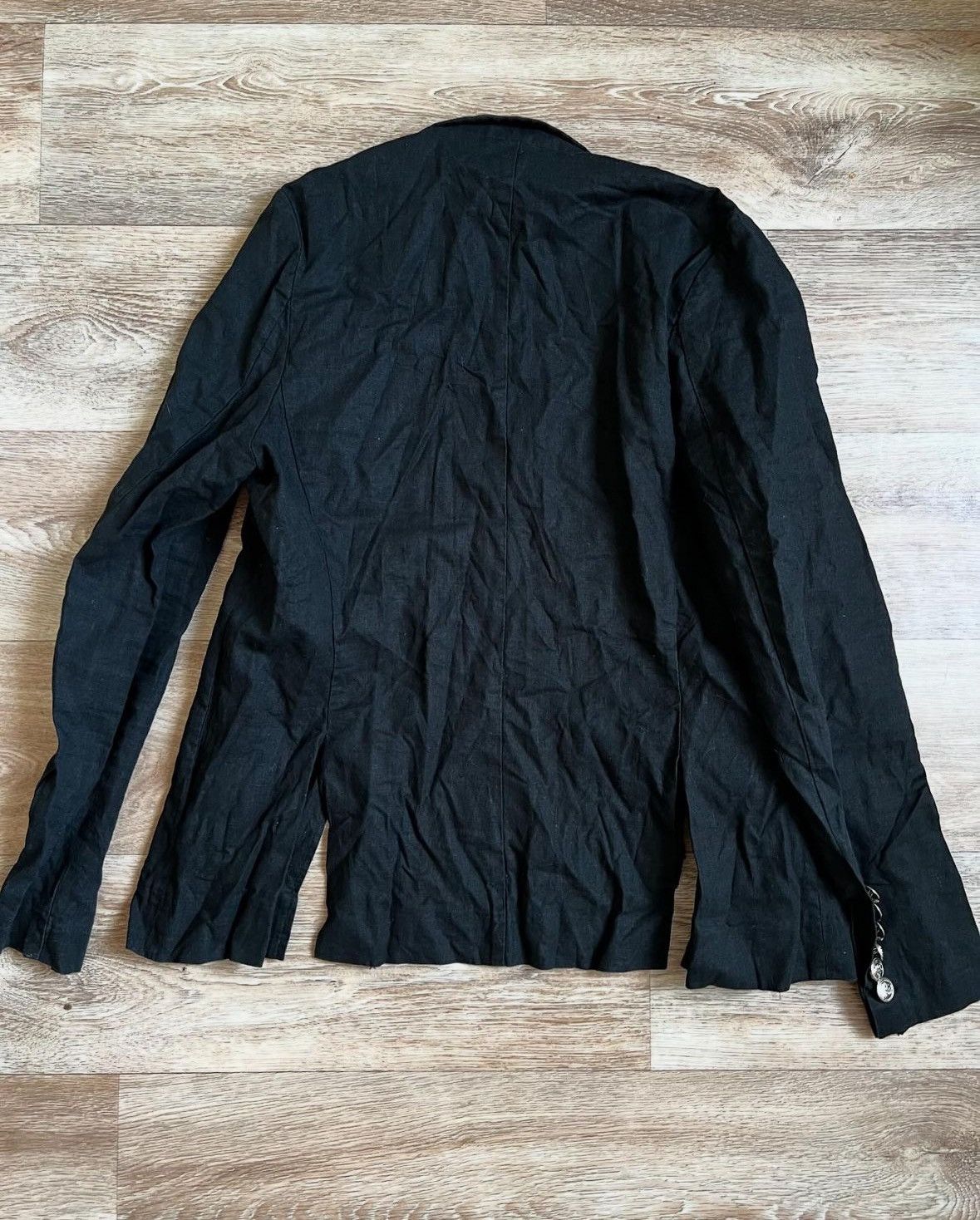 Kazuyuki Kumagai Attachment Linen Long Sleeve Overshirt Cardigan Jacket Shirt Blazer S Size US XS / EU 42 / 0 - 2 Thumbnail