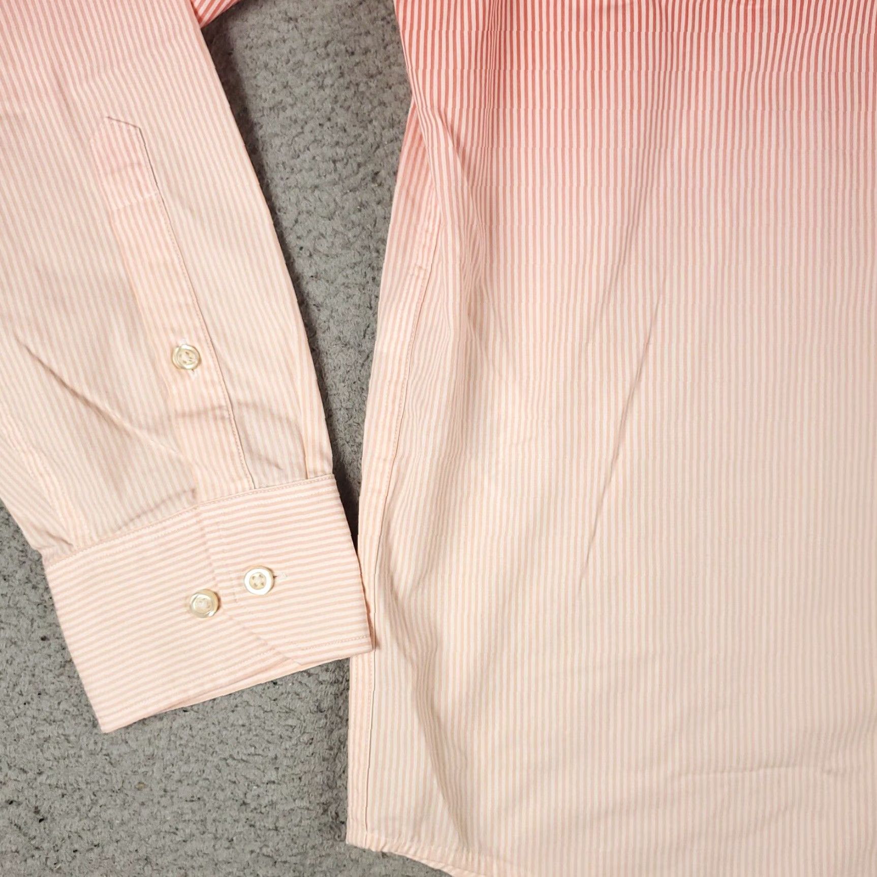 Tommy Bahama Tommy Bahama Shirt Mens Large Pink Striped Cotton Button-Up Long Sleeve Shirt Size US L / EU 52-54 / 3 - 3 Thumbnail