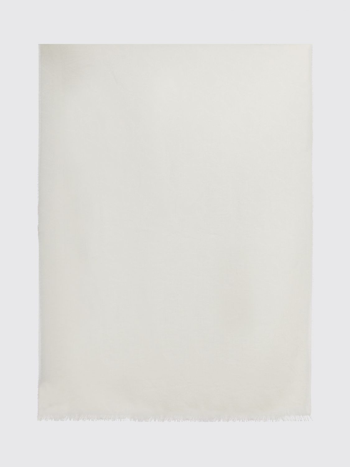 Max Mara Max Mara Scarf Woman White Size ONE SIZE - 1 Thumbnail