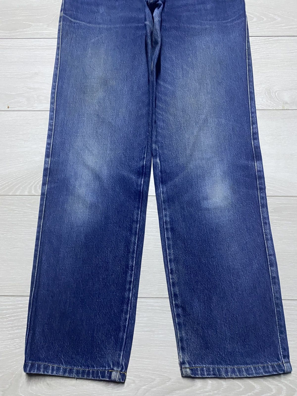 Japanese Brand Vintage Nouvelle Bobson Pro Blue Wash Tapered Leg Jeans Size US 30 / EU 46 - 5 Thumbnail