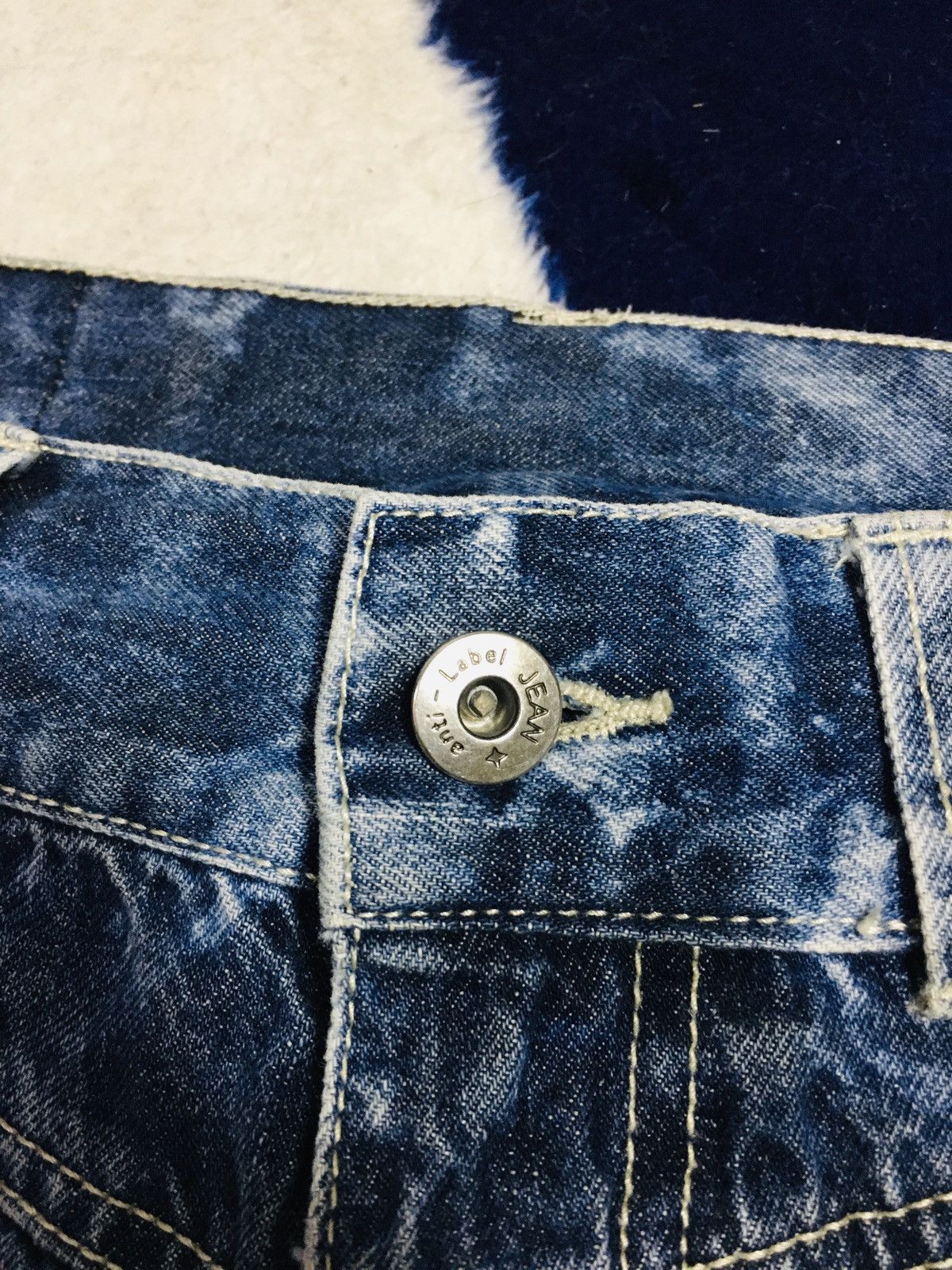 Japanese Brand Anti Label Acid Wash Jeans (16) Size US 30 / EU 46 - 13 Thumbnail