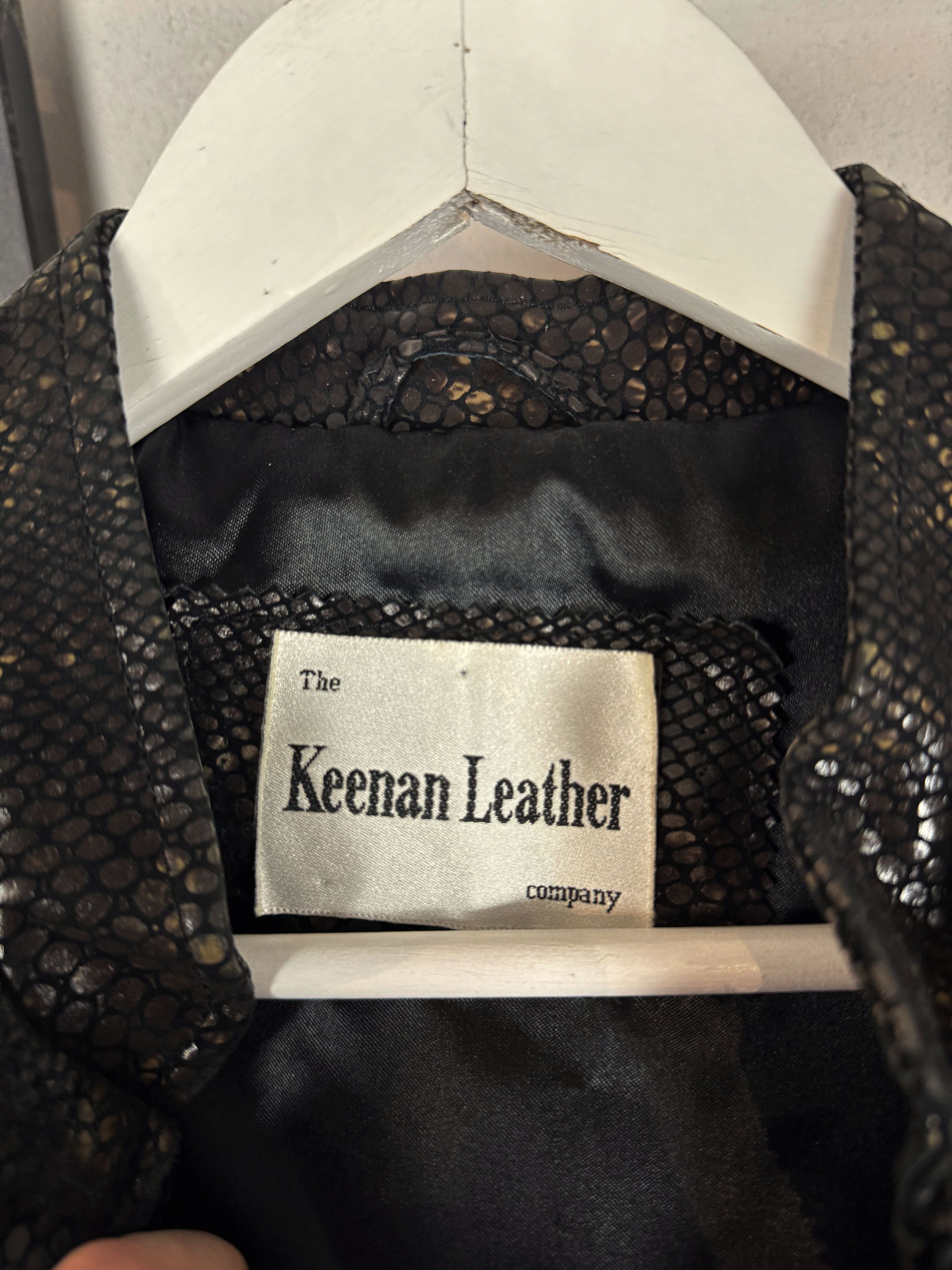 Yohji Yamamoto Black Snake Embossed Leather Jacket Minimal Archive Y2K Size US S / EU 44-46 / 1 - 14 Thumbnail