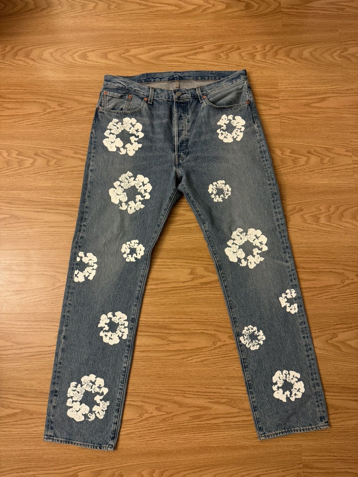 DENIM TEARS Denim Tears Cotton Wreath 501 Levi’s Jeans Size US 38 / EU 54 - 1 Thumbnail