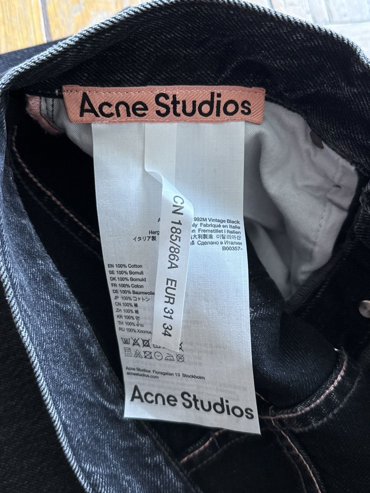 Acne Studios NWT - 1992M Vintage Black Size US 30 / EU 46 - 6 Thumbnail