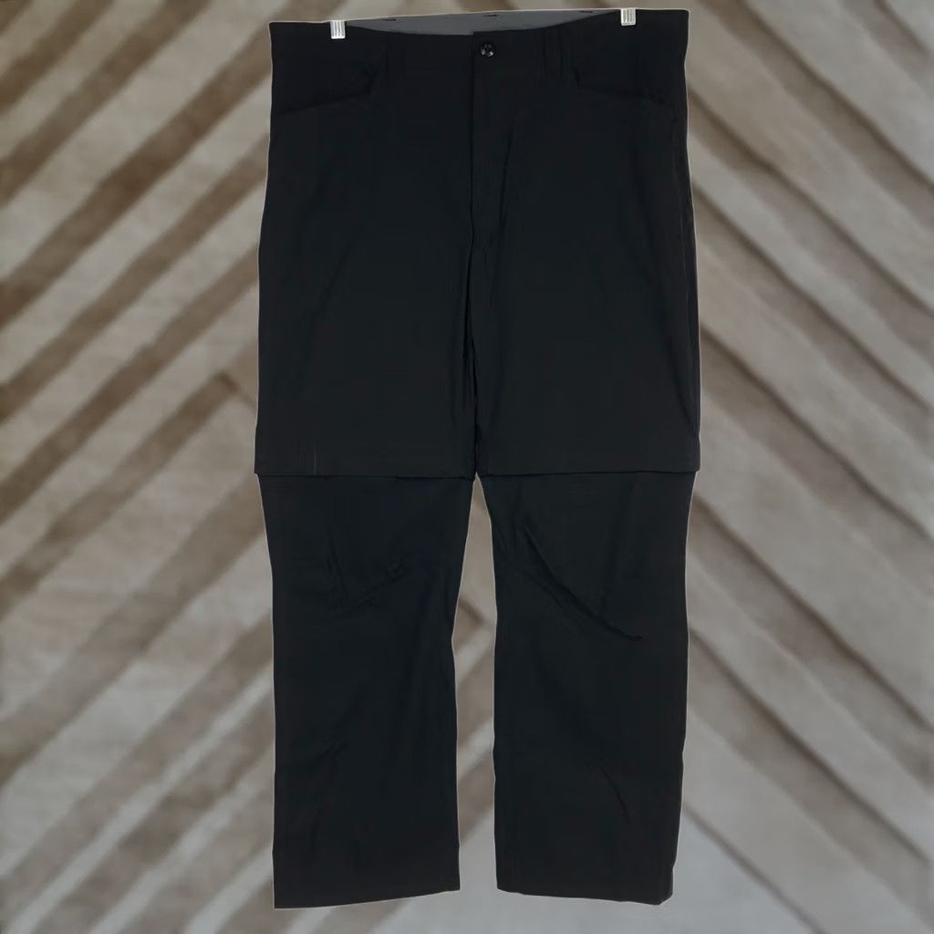 Eddie Bauer Eddie Bauer Mens 38 X 30 Black Convertible Hiking Camping Pants Size US 38 / EU 54 - 1 Thumbnail