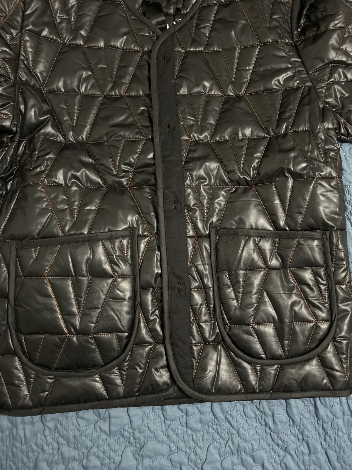Vlone Vlone Black quilted Jacket Size US L / EU 52-54 / 3 - 3 Thumbnail