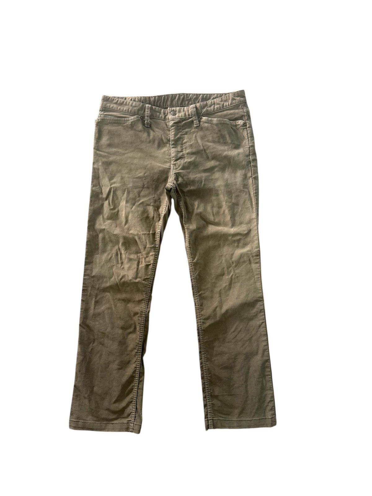 HOLLYWOOD RANCH MARKET Japan Brand HRM Distress Denim Blue-Blue Japan Design Size US 32 / EU 48 - 1 Thumbnail