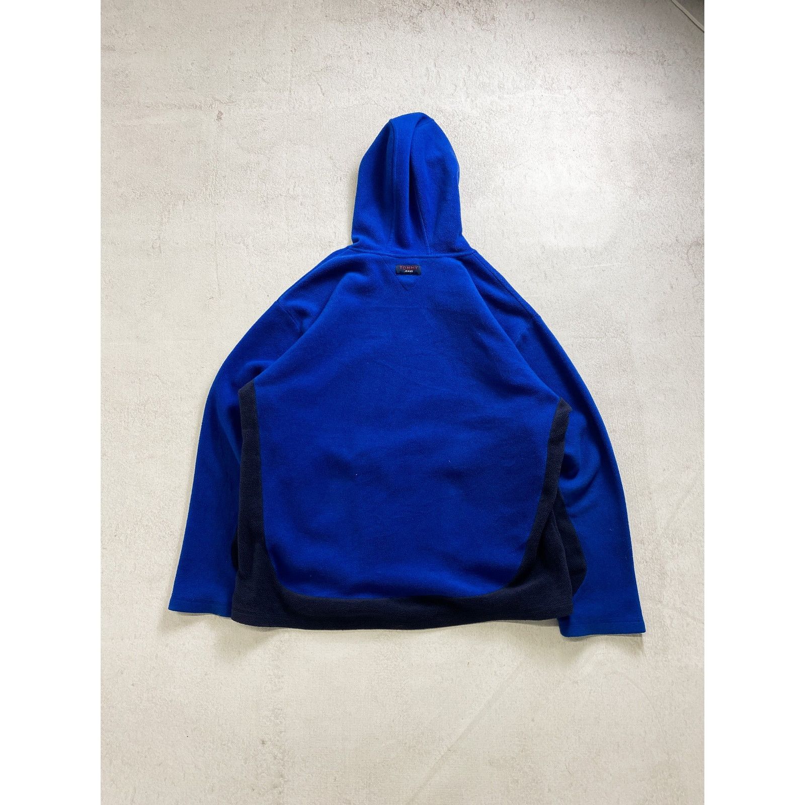Tommy Hilfiger Vintage 90s Tommy Hilfiger Blue Fleece oodie - Men's 2XL Size US XXL / EU 58 / 5 - 2 Thumbnail