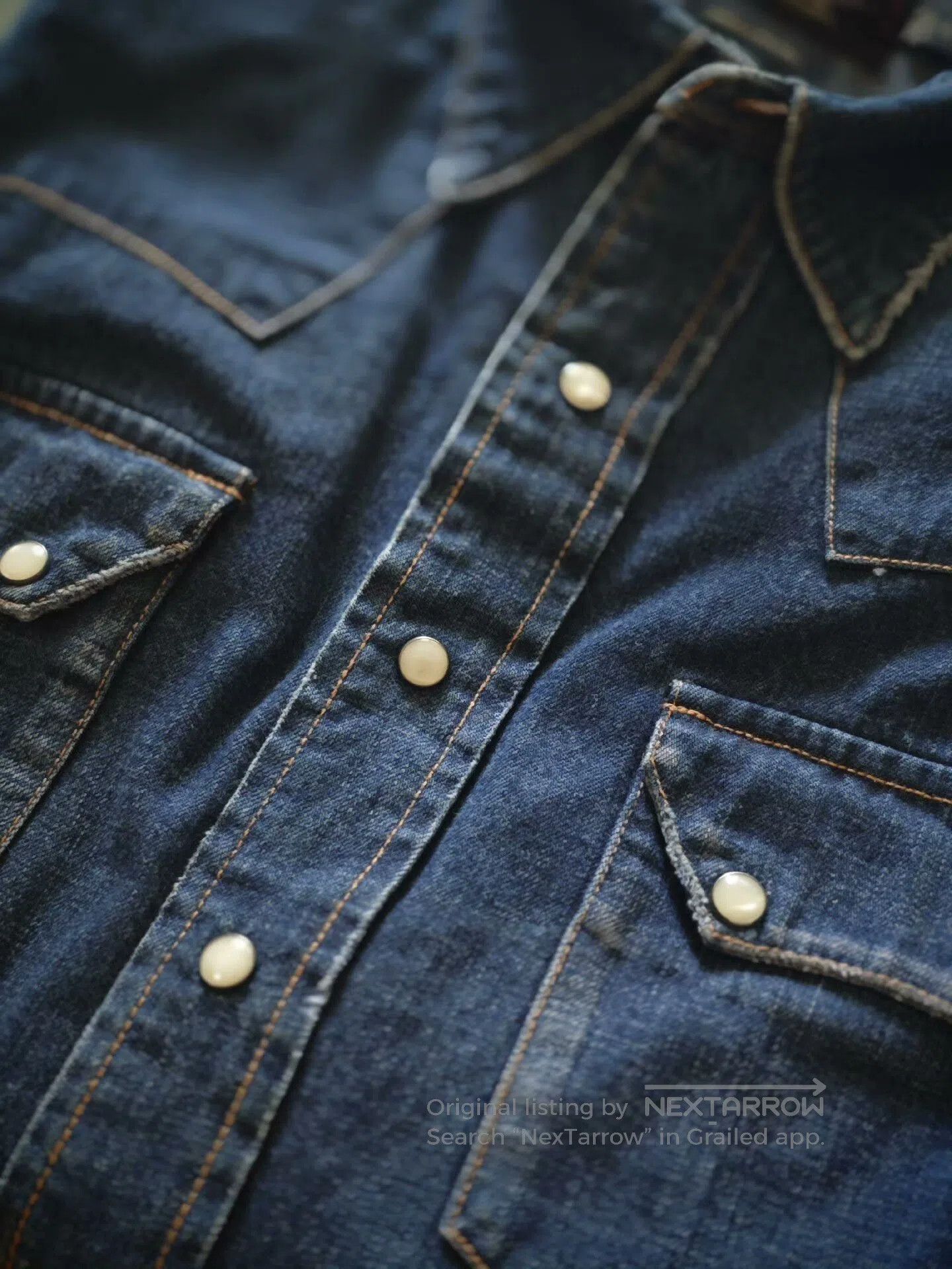 RRL Ralph Lauren Vintage RRL Denim Shirt (Discontinued). Size US S / EU 44-46 / 1 - 2 Thumbnail