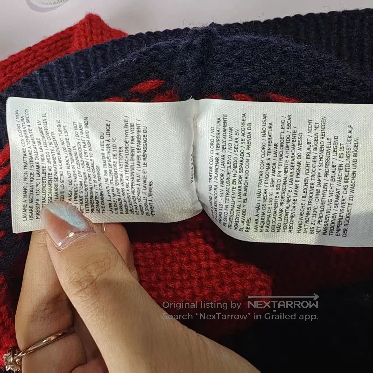 Moncler moncler wool sweater with vibrant color pattern. Size US M / EU 48-50 / 2 - 6 Thumbnail