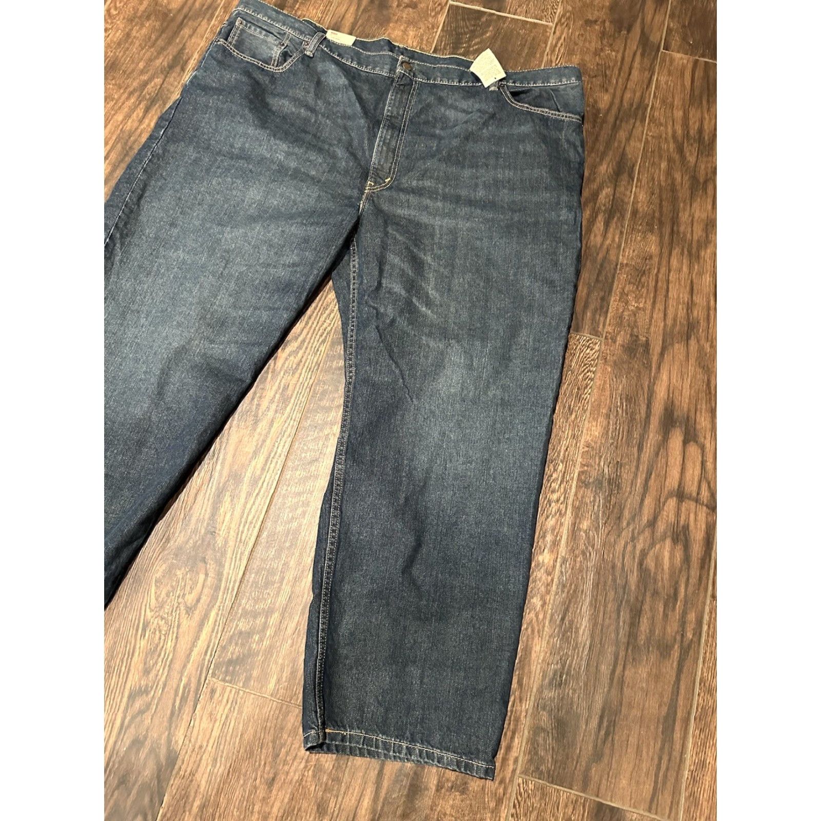 Levi's VINTAGE NWT Levi's 550 Relaxed Jeans Men Big & Tall 50x29 Blue Cotton Denim Tapered Inseam 29 XS? Size US 34 / EU 50 - 2 Thumbnail