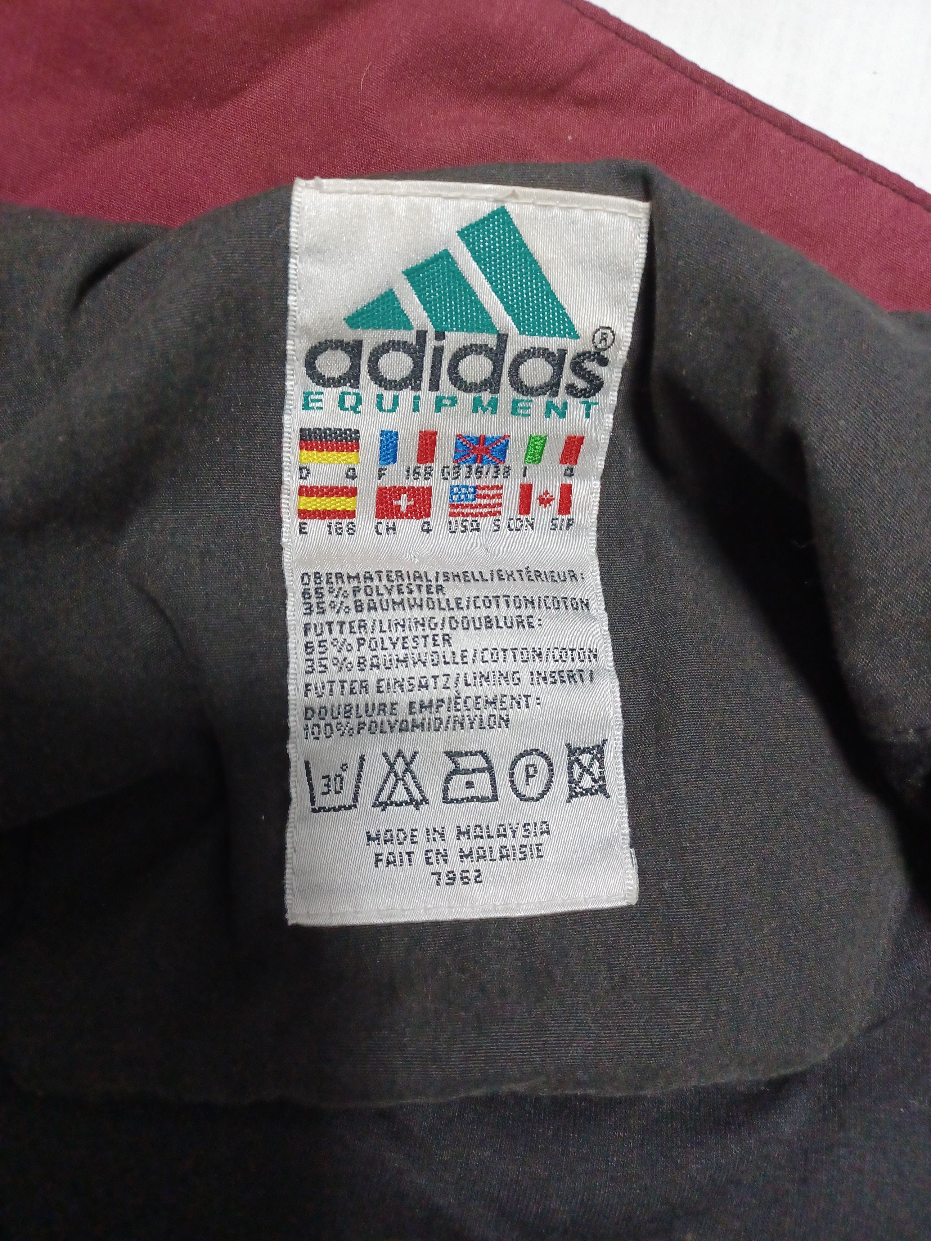Adidas ADIDAS EQUIPMENT EARLY 90S NYLON TRACK JACKET DRILL Size US S / EU 44-46 / 1 - 7 Thumbnail
