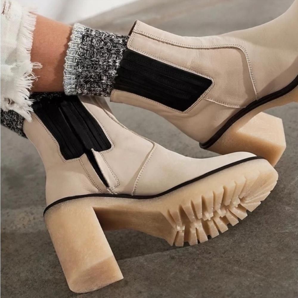 Free People Free People l NIB James Chelsea White Leather Boots Size 9 Size US 9 / IT 39 - 2 Thumbnail