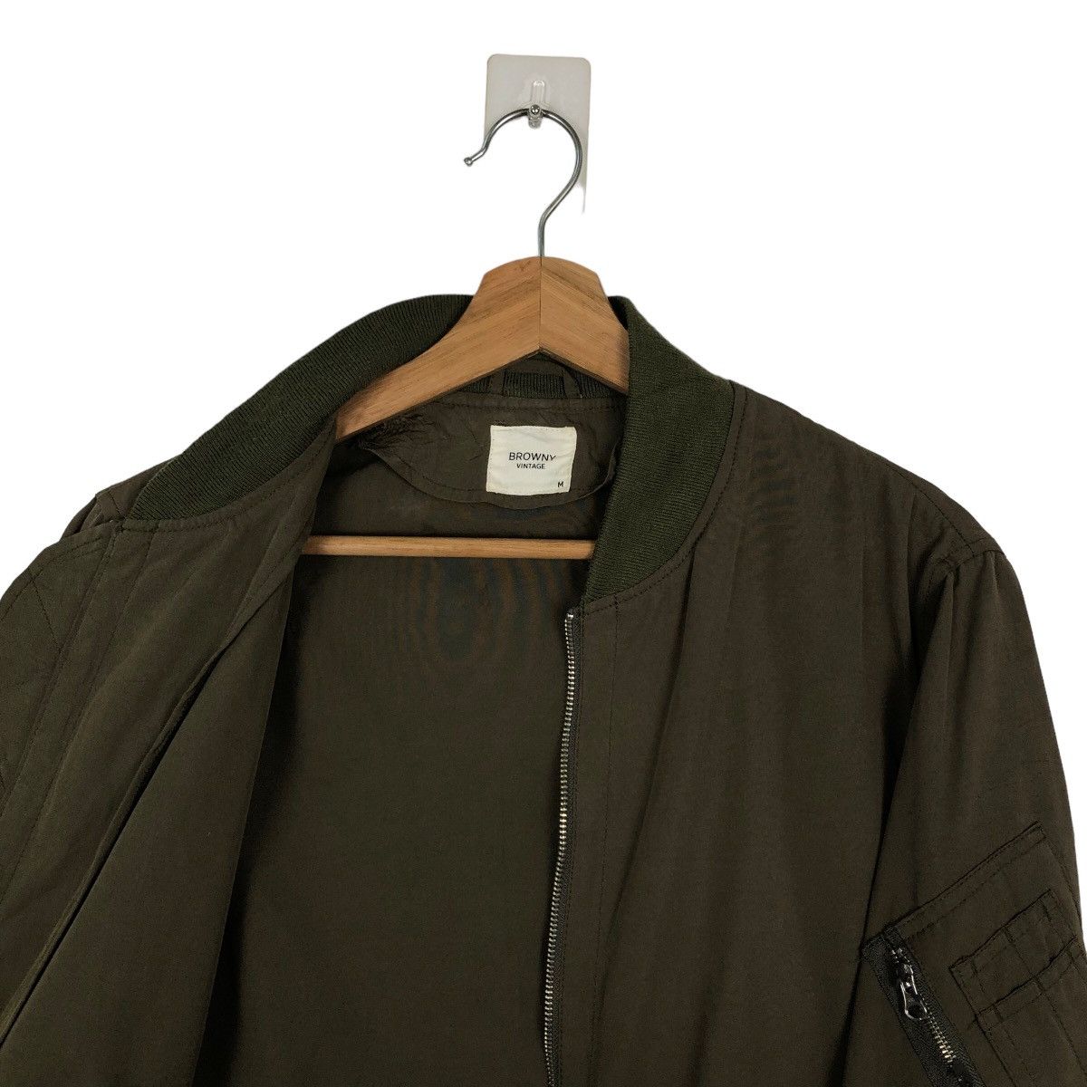 Japanese Brand VINTAGE BOMBER JACKET BROWNY JAPAN ISSEY MIYAKE Size US M / EU 48-50 / 2 - 9 Thumbnail