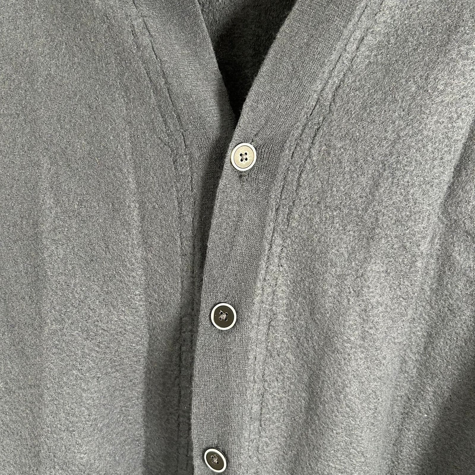 Hermes Hermes Grey Cashmere Button-Up Sweater Size S Size S / US 4 / IT 40 - 4 Thumbnail