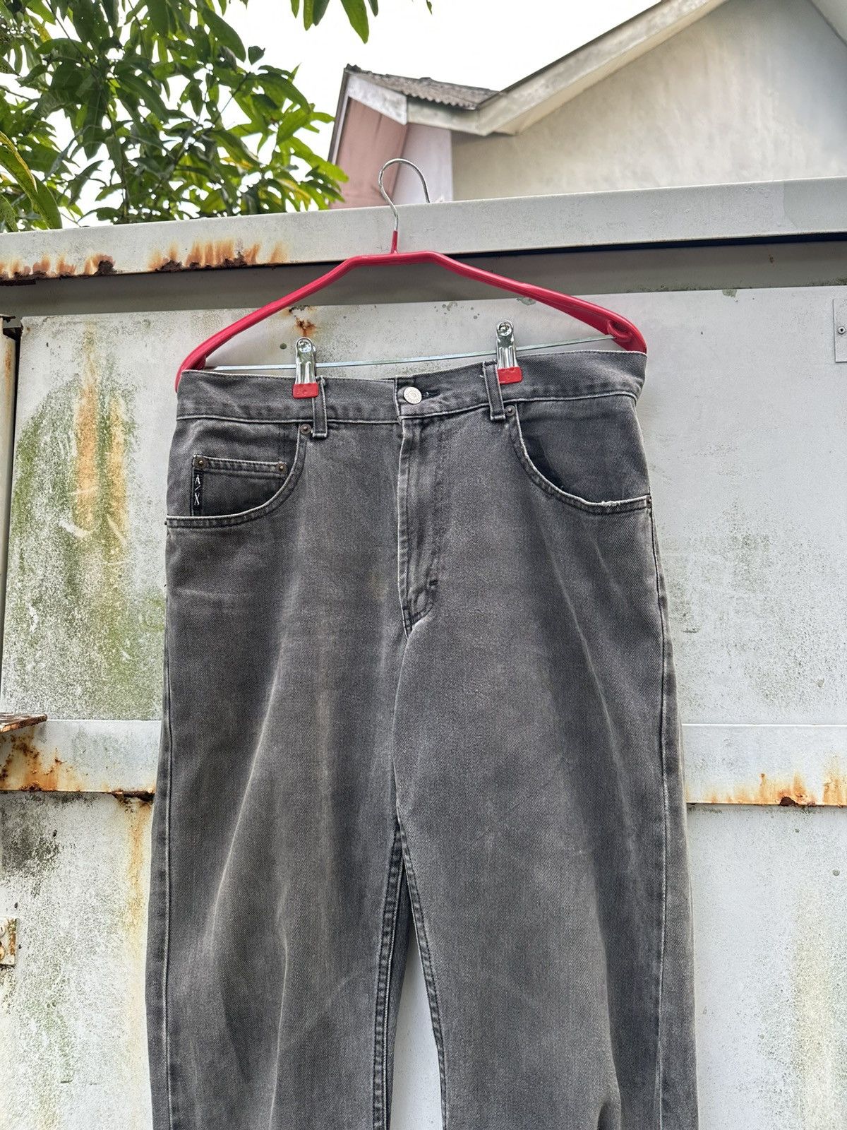Armani Exchange 👹Vintage Armani Exchange Faded Straight Cut Jeans Size US 30 / EU 46 - 6 Thumbnail