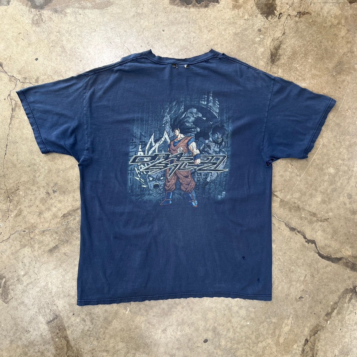Vintage Vintage 2000 Dragon Ball Goku Anime Distressed Tee XXL Size US XXL / EU 58 / 5 - 2 Thumbnail