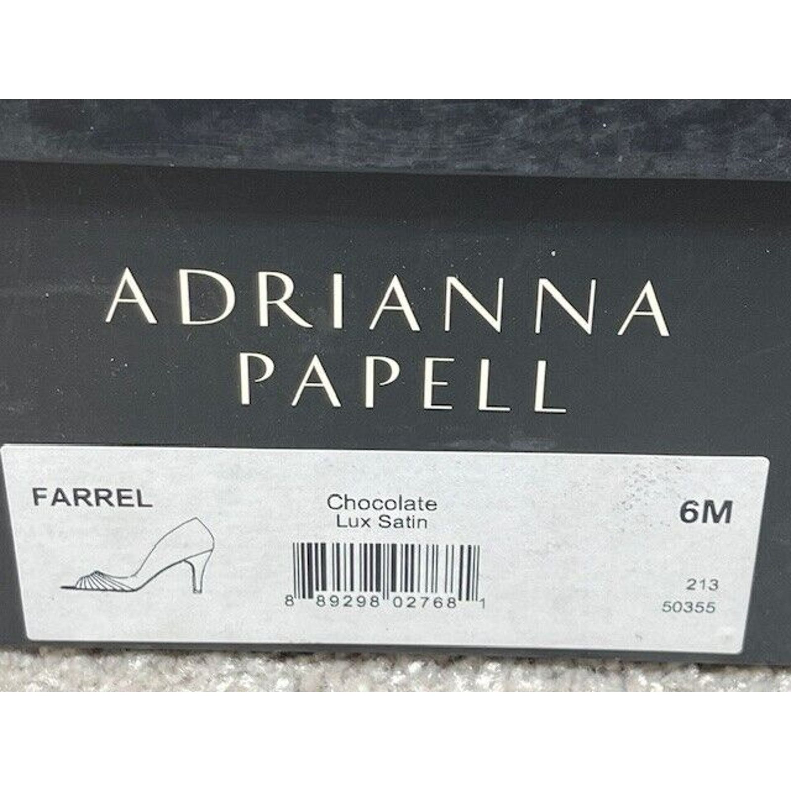 Adrianna Papell Adrianna Papell Farrel Heels Womens 6M Chocolate Lux Satin Size US 6 / IT 36 - 8 Thumbnail