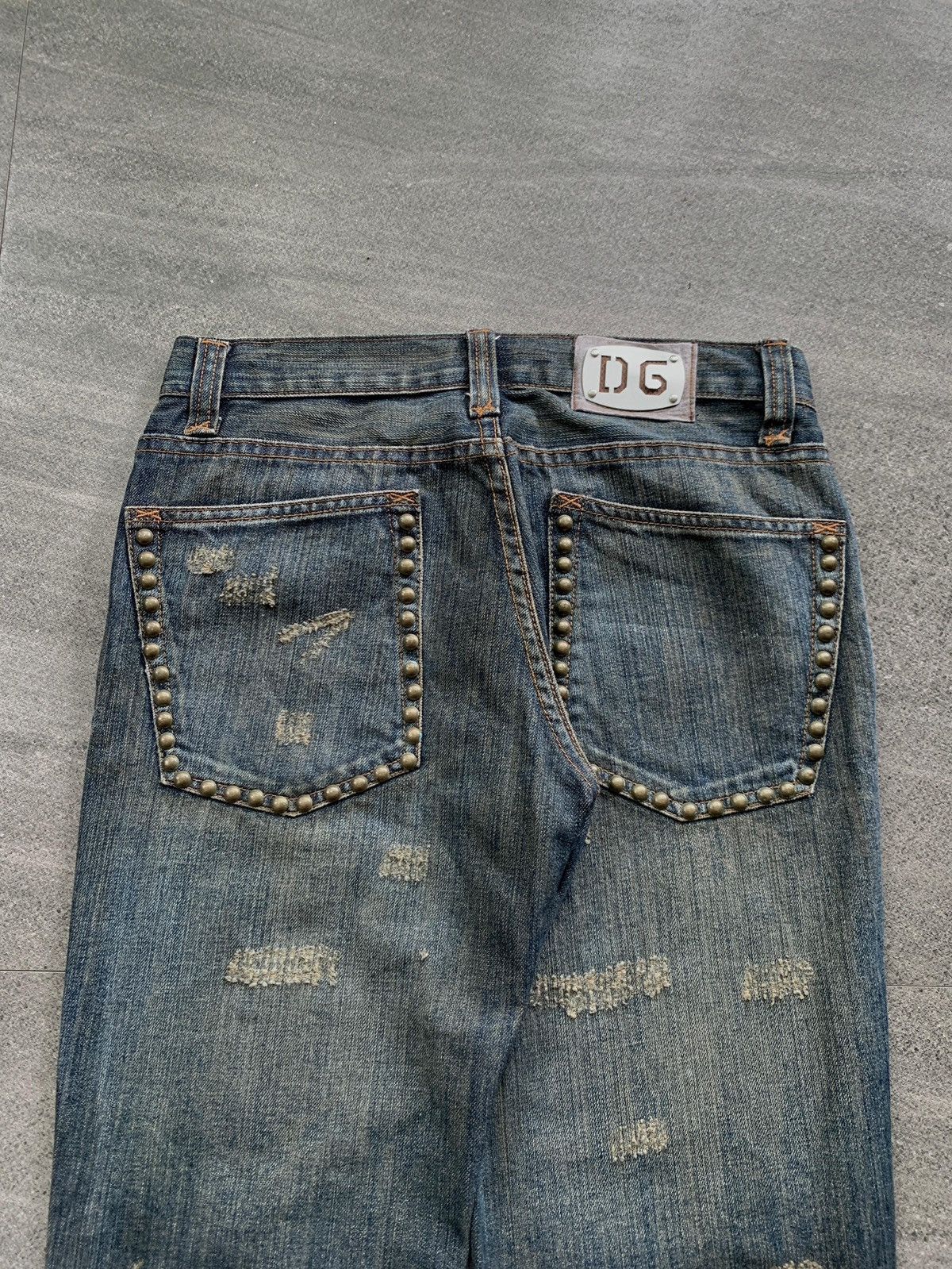 Dolce & Gabbana FREE TAX! Forever Studded Flared Denim Jeans Size US 28 / EU 44 - 10 Thumbnail