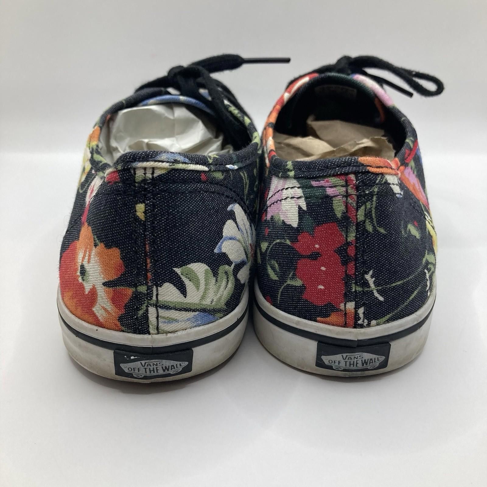 Vans Women’s Size 7 Vans Black Flowers Low Top Canvas Sneakers Size US 7 / IT 37 - 5 Thumbnail