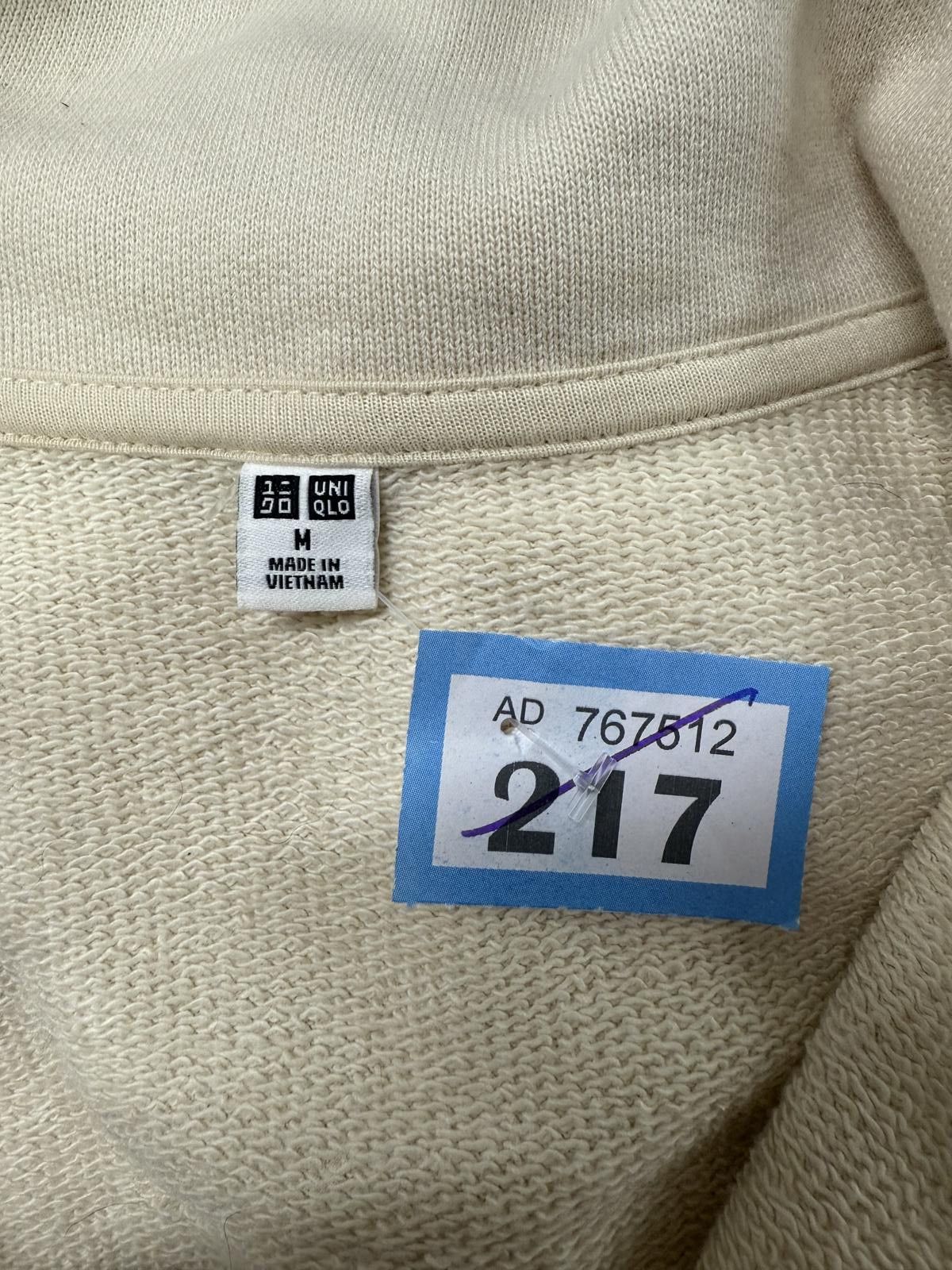 Uniqlo Uniqlo Beige Half-Zip High Neck Sweatshirt Size US M / EU 48-50 / 2 - 4 Thumbnail
