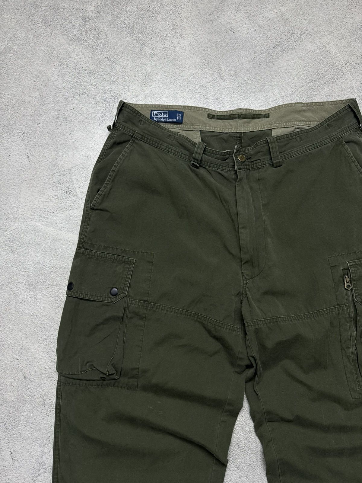 Polo Ralph Lauren Vintage Y2k Cargo Pocket Pants Polo by Ralph Lauren 00’s Size US 40 / EU 56 - 6 Thumbnail