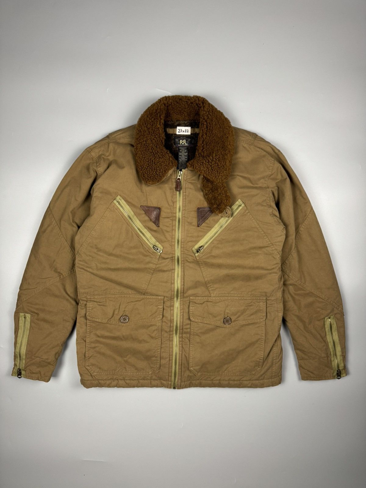 RRL Ralph Lauren RRL BY RALPH LAUREN TYPE A-2 SHERLING JACKET Size US M / EU 48-50 / 2 - 1 Thumbnail